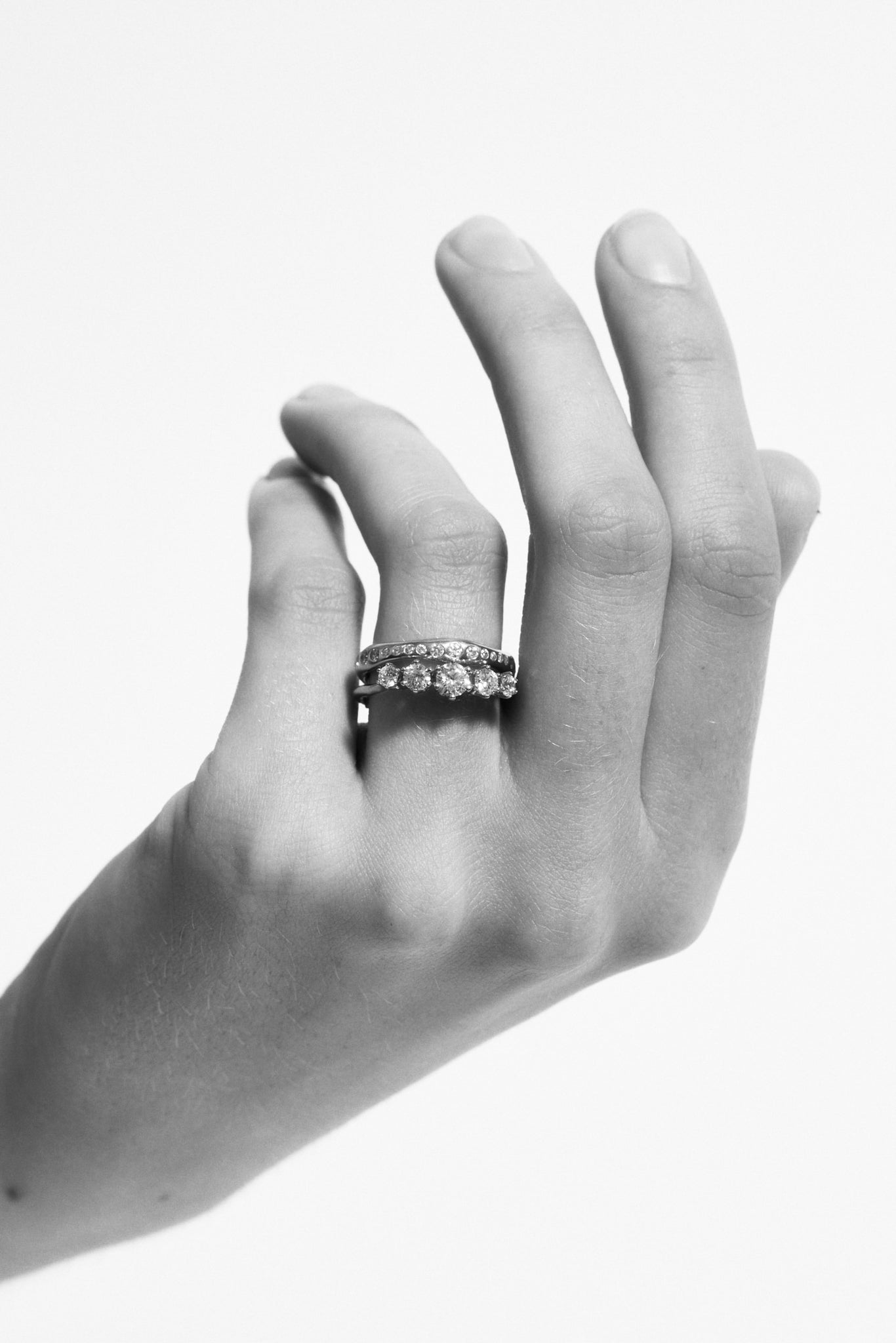 Molded Flush Set Full Eternity Band - Scaled - Customised - 4