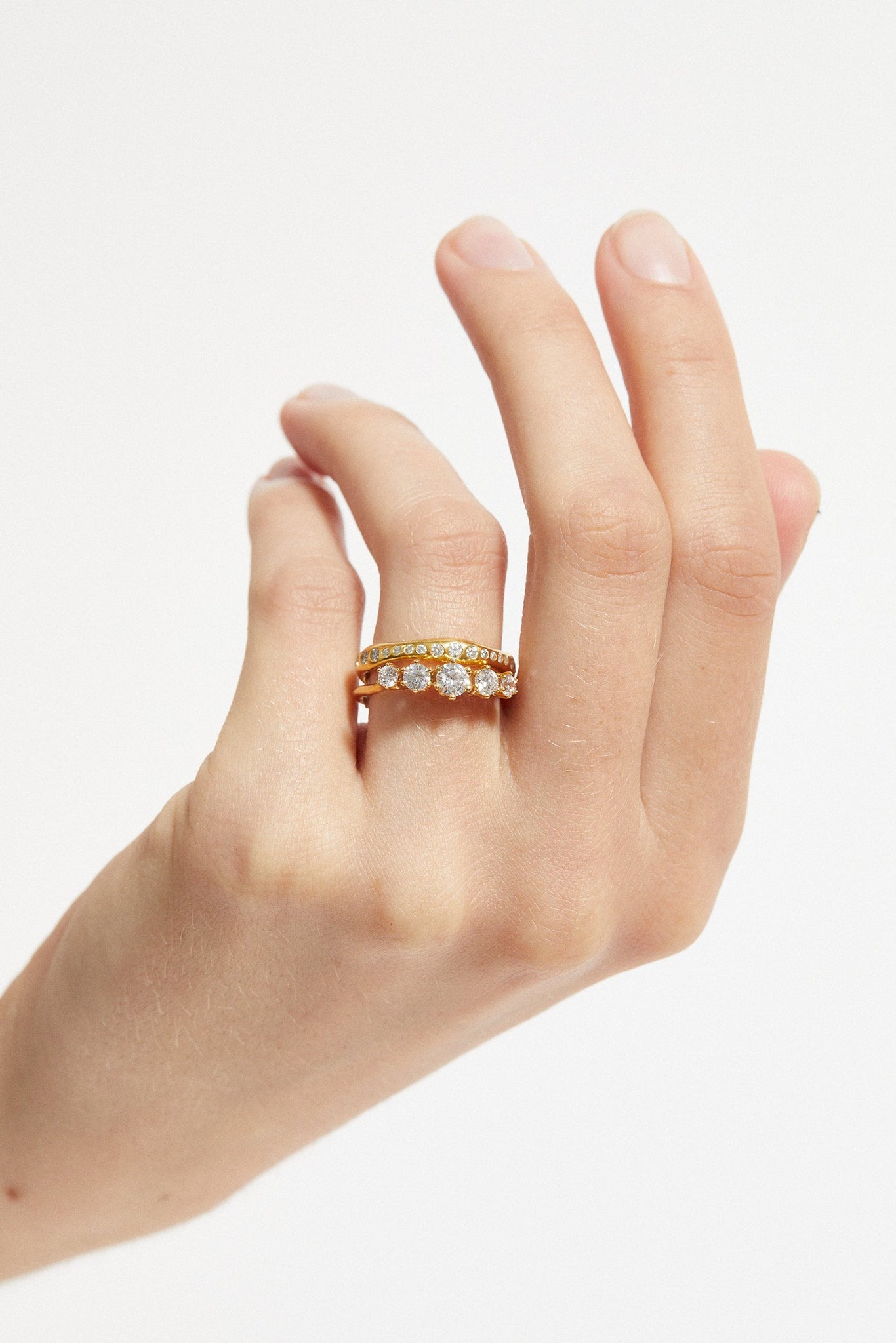 Molded Flush Set Full Eternity Band - Scaled - Rings - Customised - 2
