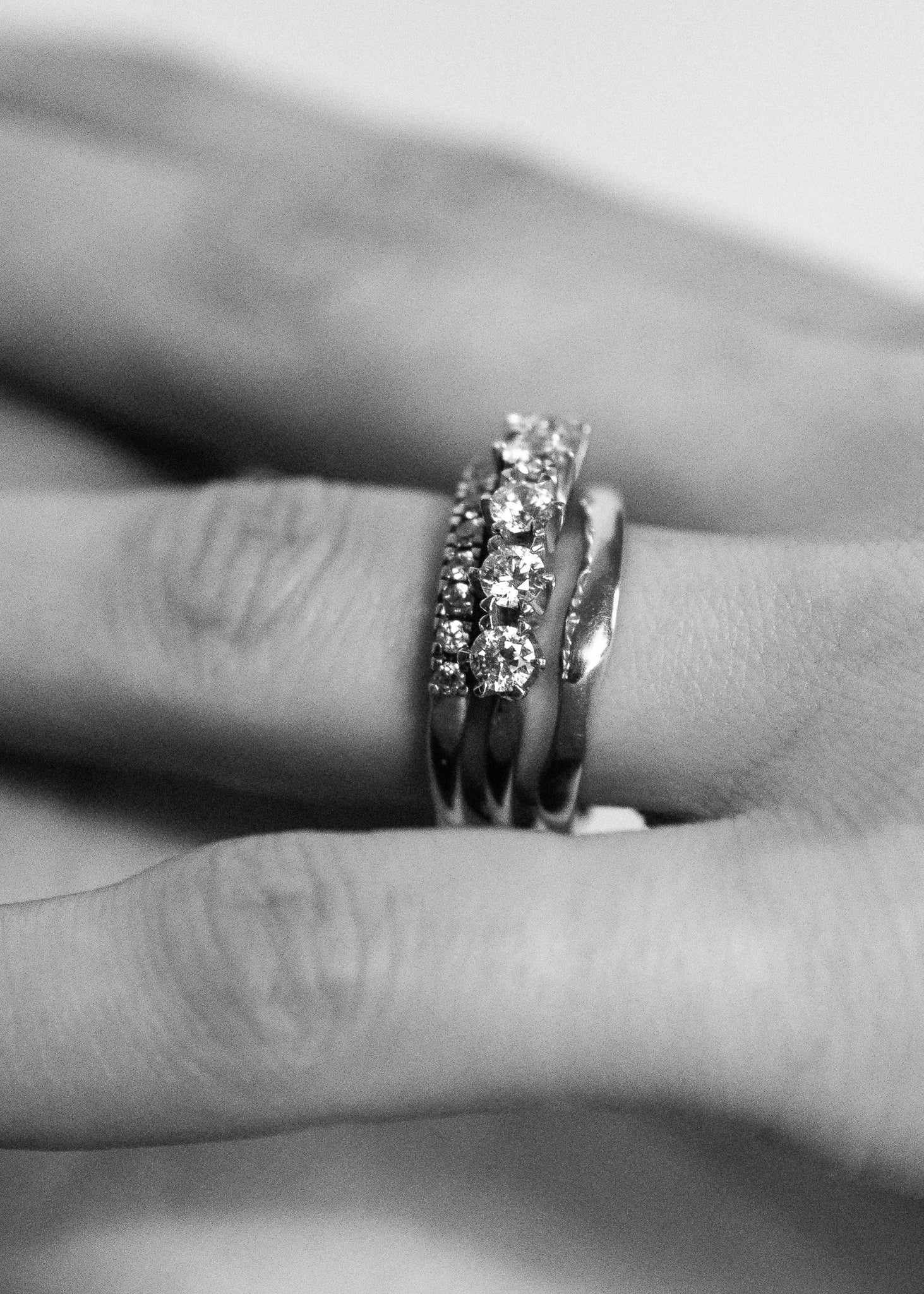 Molded Half Eternity Band XI - 18k Gold Cornelia Webb Ring
