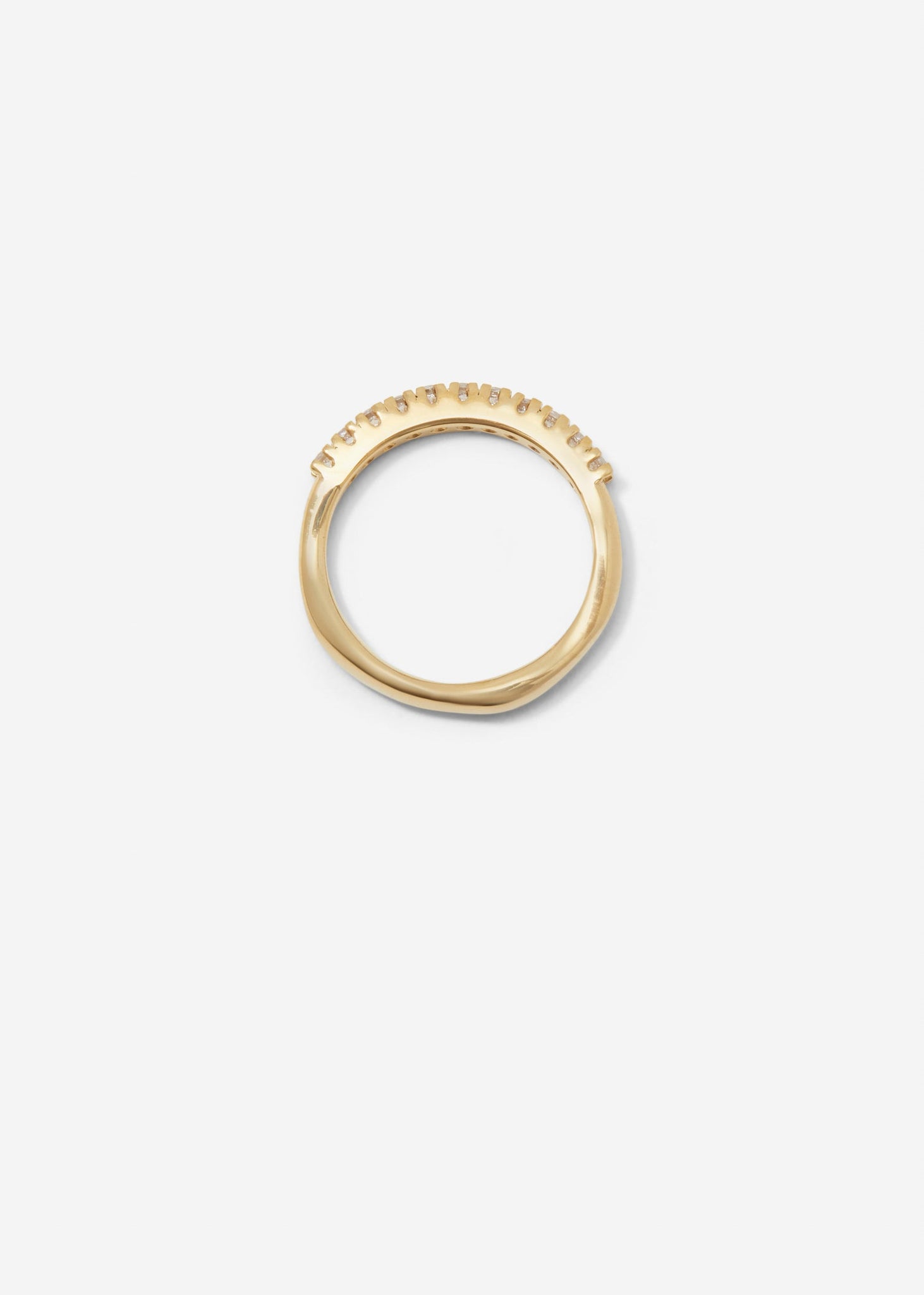 Molded French-V Set 1/3 Eternity Band 0.02 ct - Customised - 3