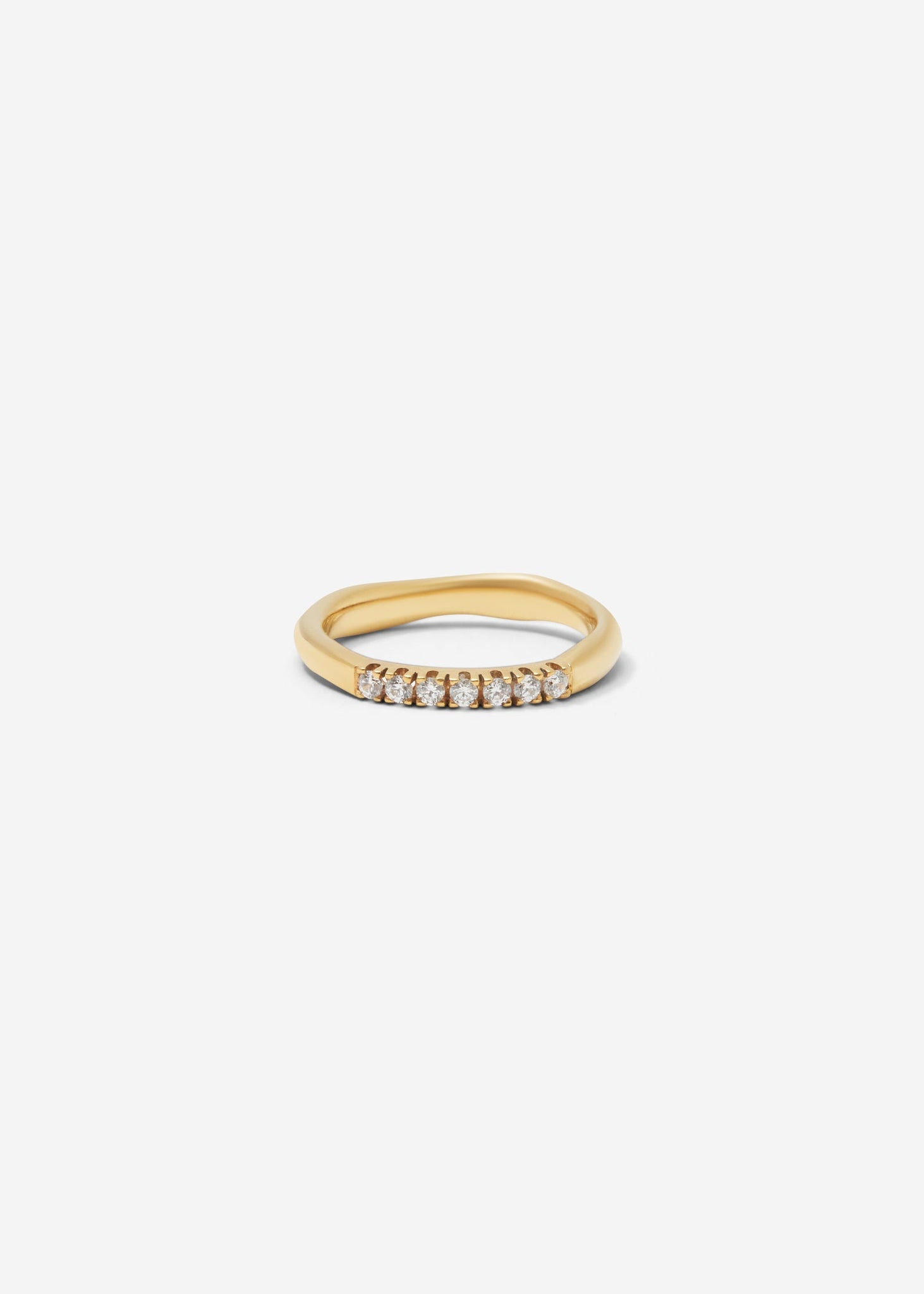 French-V Set 1/4 Eternity Band 0.02 ct - Rings - Customised - 1