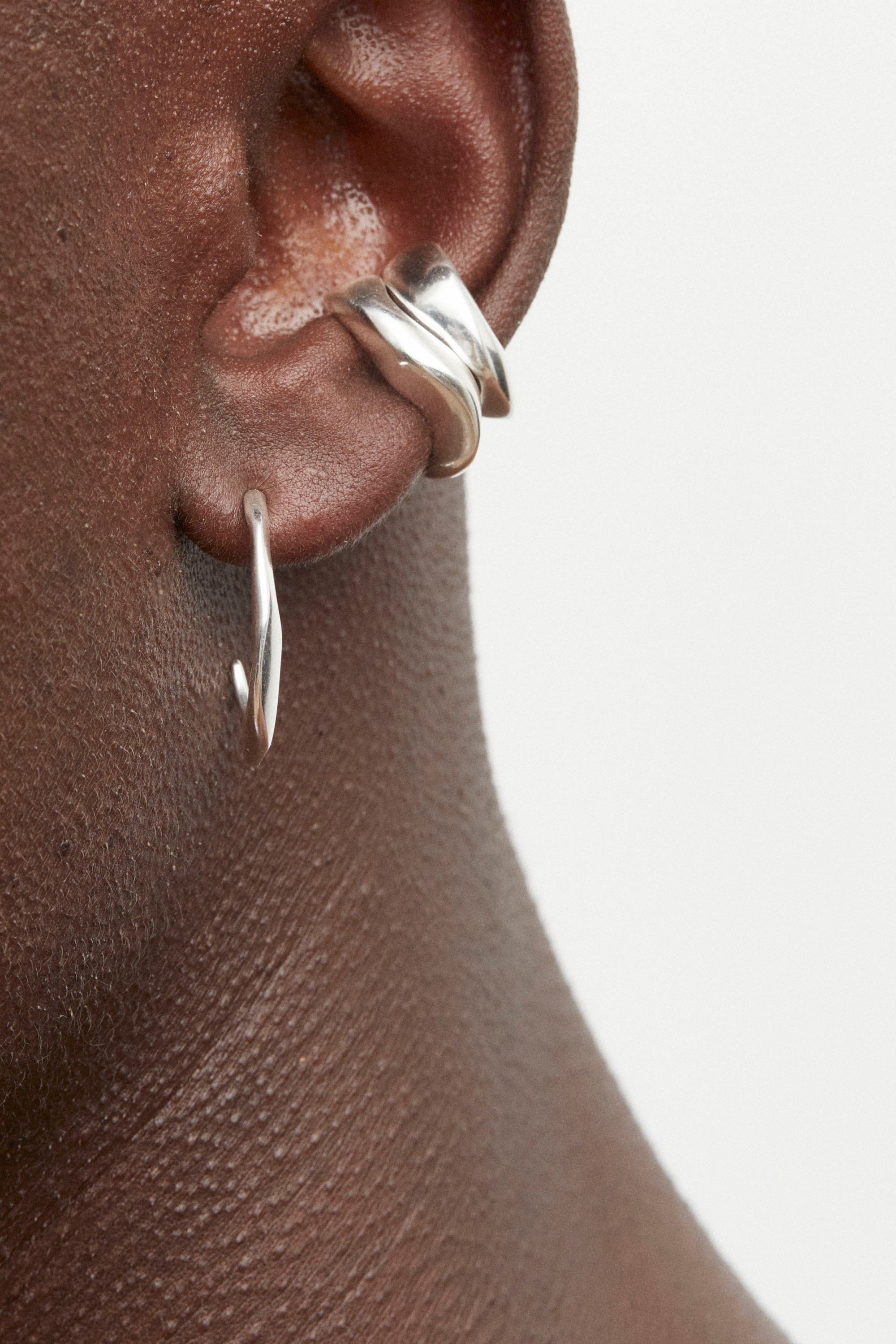 SALE✨【CORNELIA WEBB】シルバー925 ピアス Distorted Double Hoop Earring M - Buy Cornelia Webb