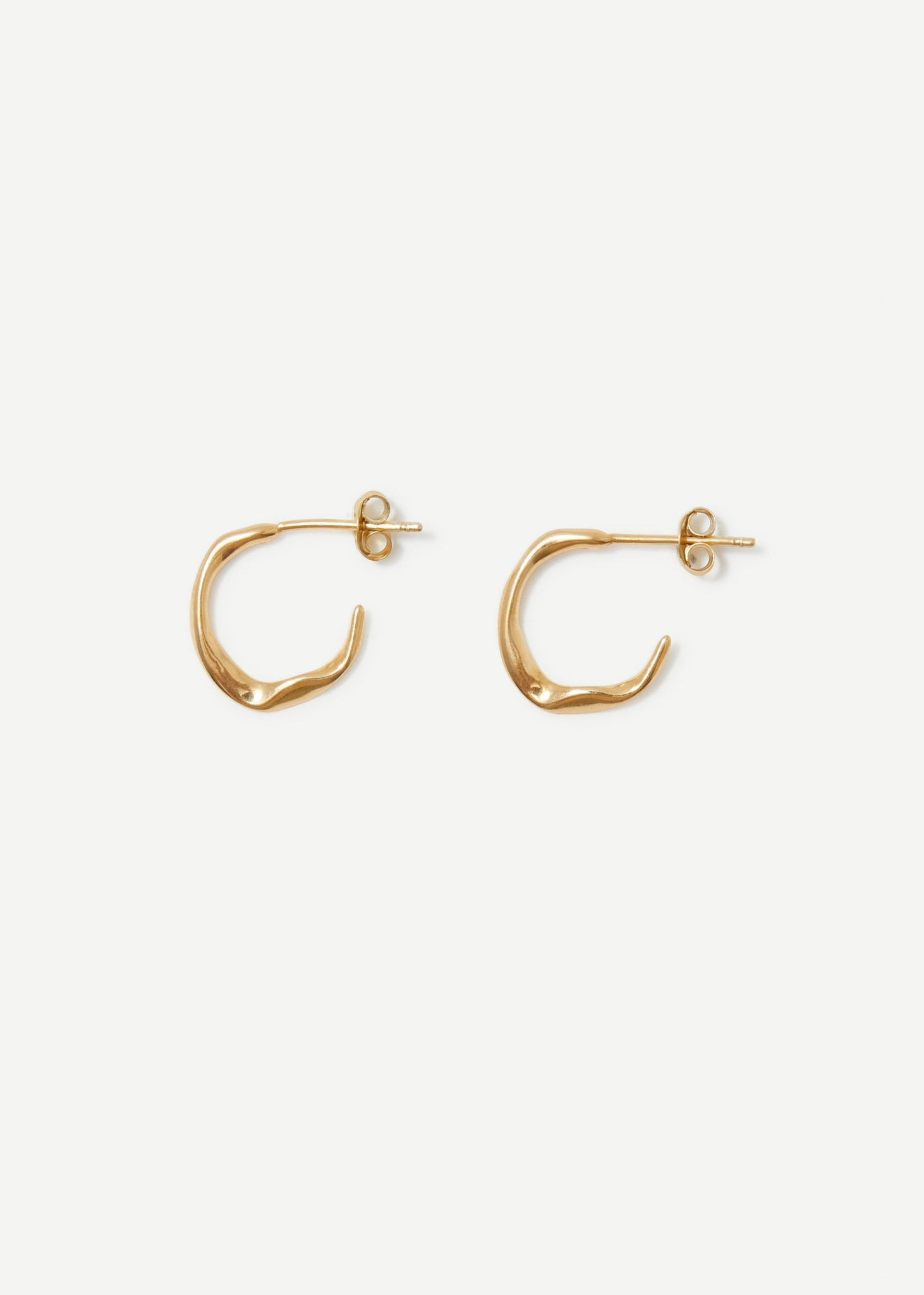 Molded Organic Hoop Earring Mini - Earrings - Cornelia Webb - 1