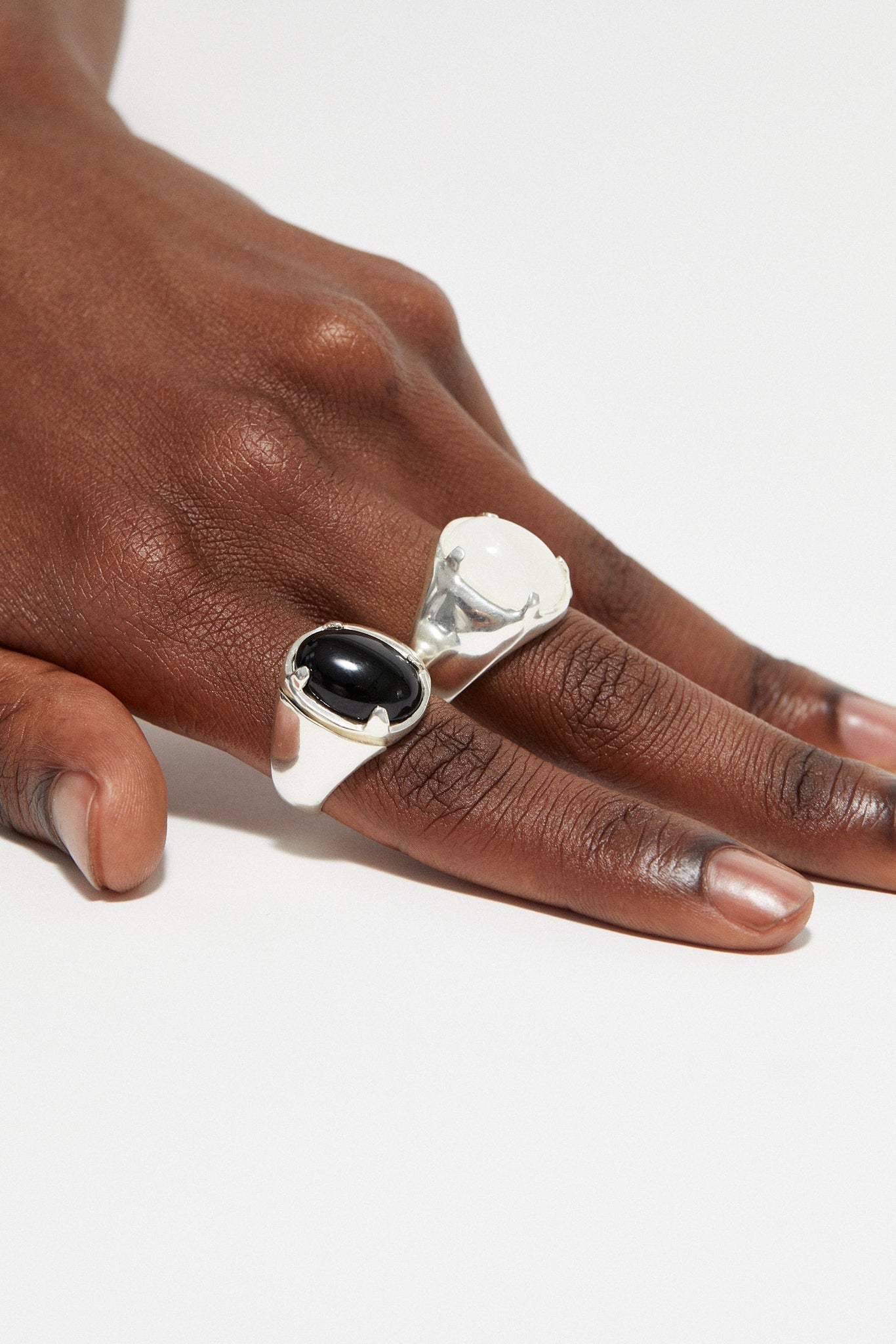 Molded Signet Ring | Moonstone - Rings - Cornelia Webb - 4