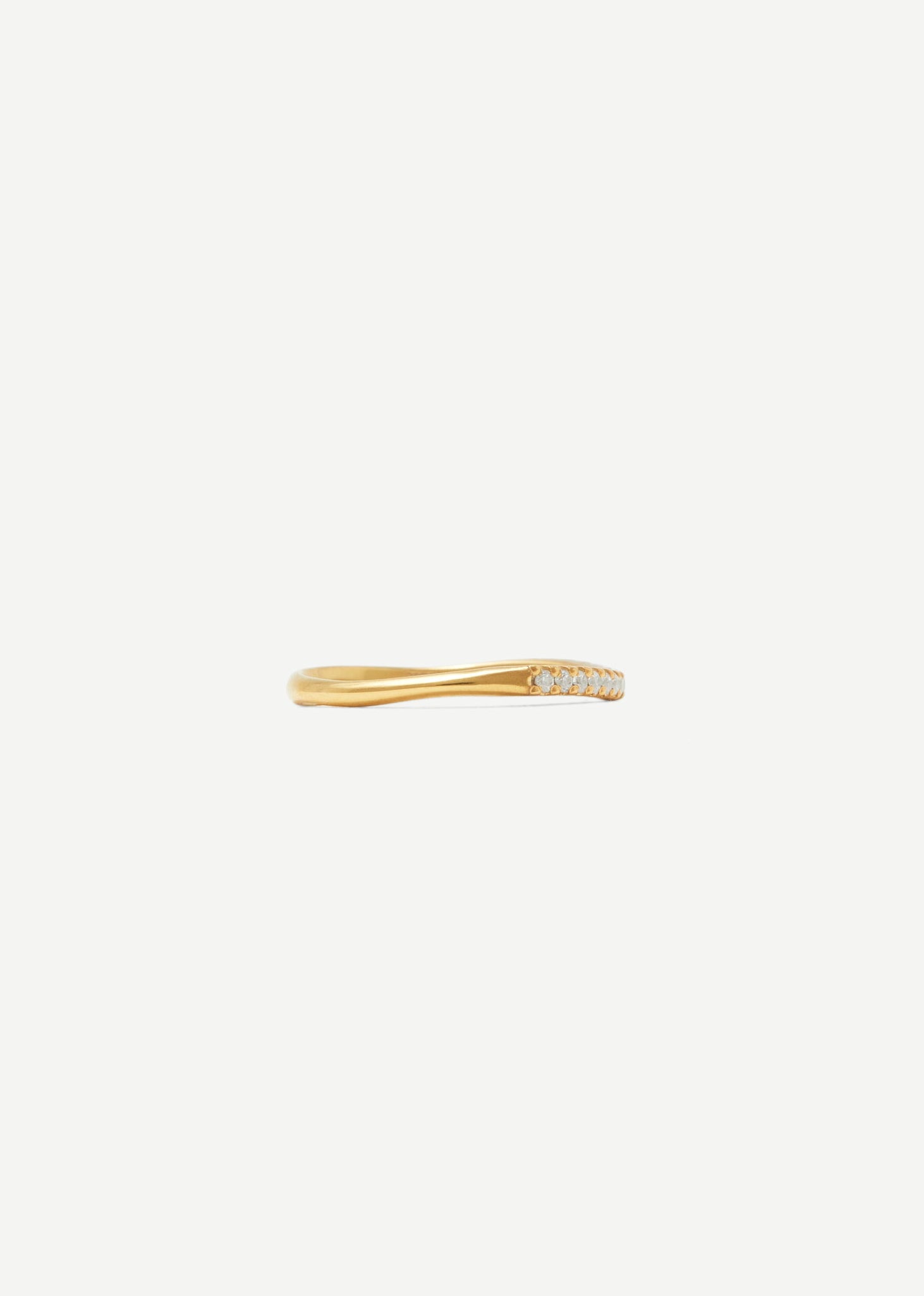 Organic Scallop Set 1/3 Eternity Band 0.01 ct - Rings - Customised - 3