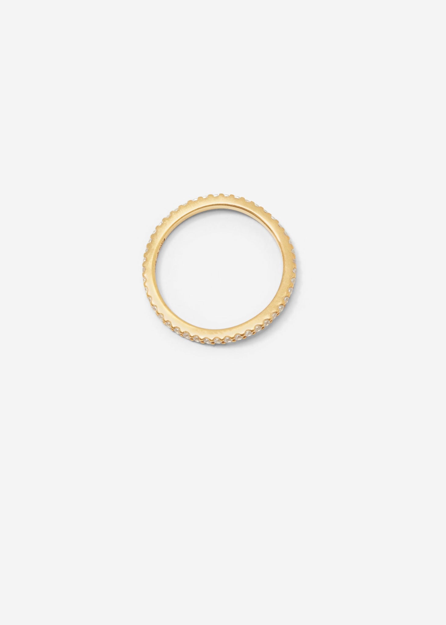 Organic Scallop Set Full Eternity Band 0.01 ct - Customised - 4