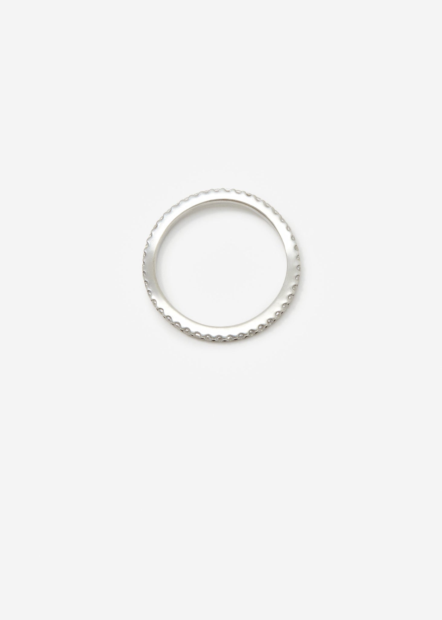 Organic Scallop Set Full Eternity Band 0.01 ct - Customised - 3