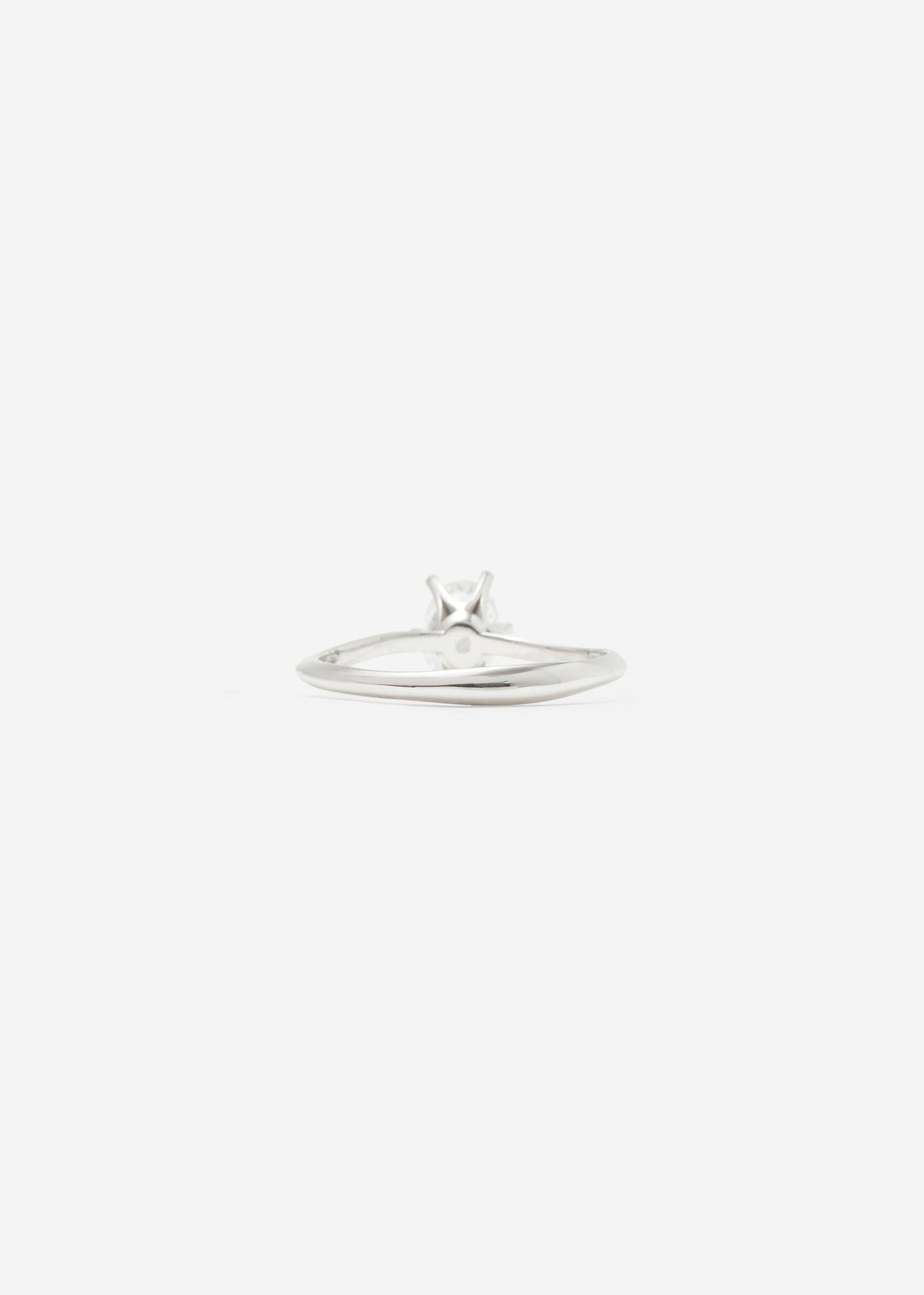 Oval Solitaire Ring Maxi Pavé 0.7 - 0.9 Ct - Customised - 4