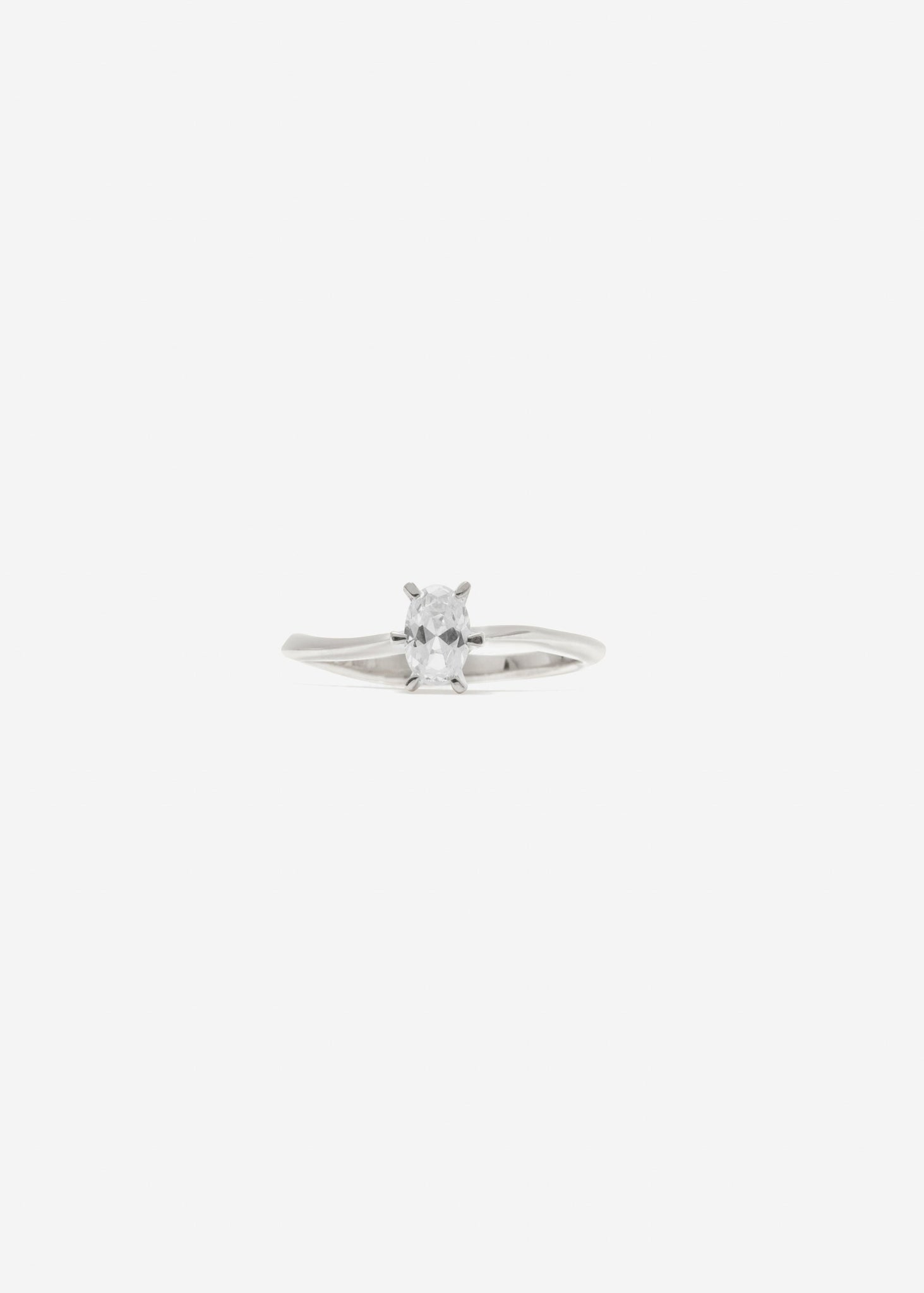 Oval Solitaire Ring Midi 0.3 - 0.5 Ct - Rings - Customised - 1