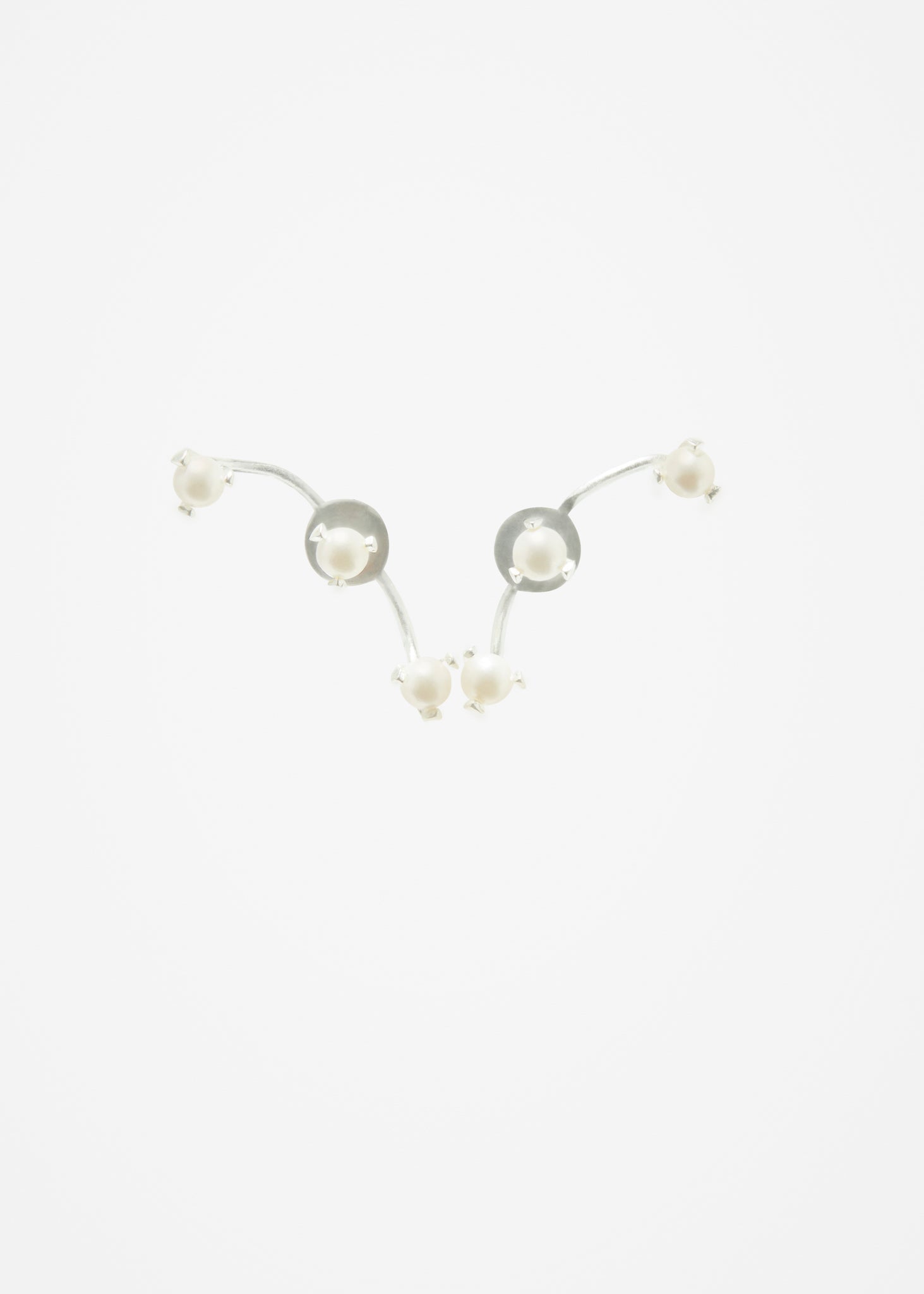 Pearled Barbell Earring - Cornelia Webb - 1