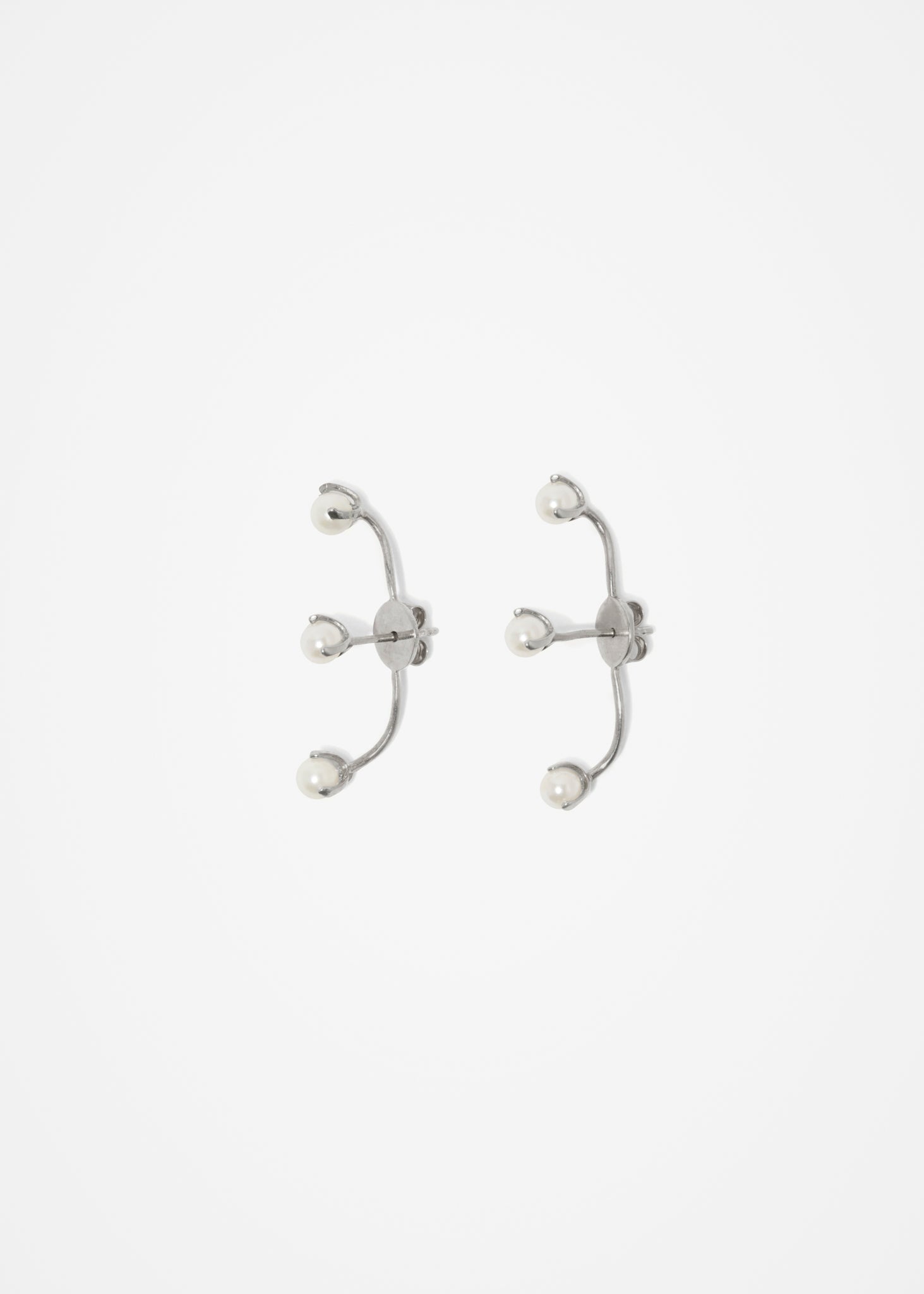 Pearled Barbell Earring - Cornelia Webb - 3