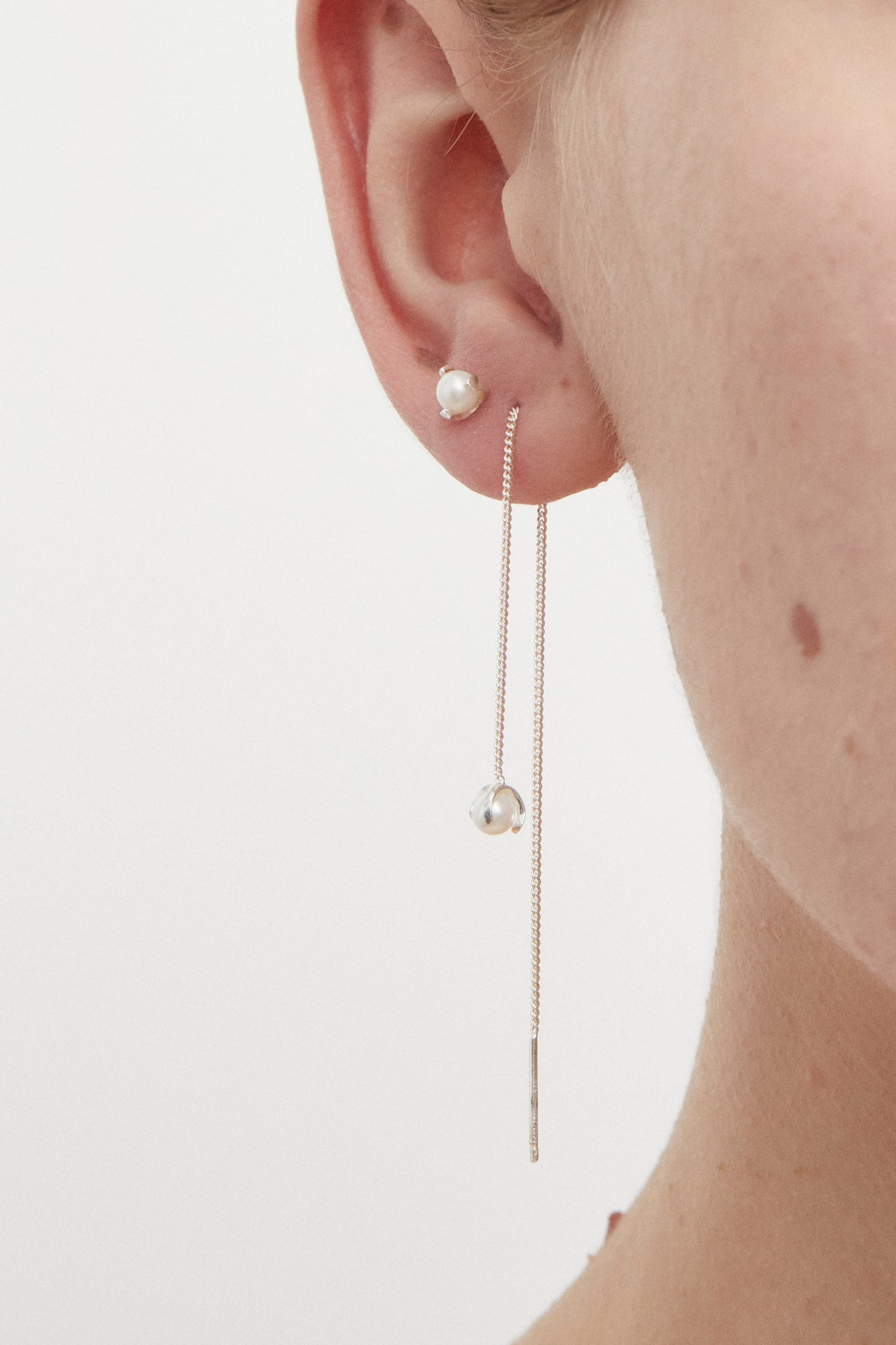 Pearled Chain Earring - Cornelia Webb - 2