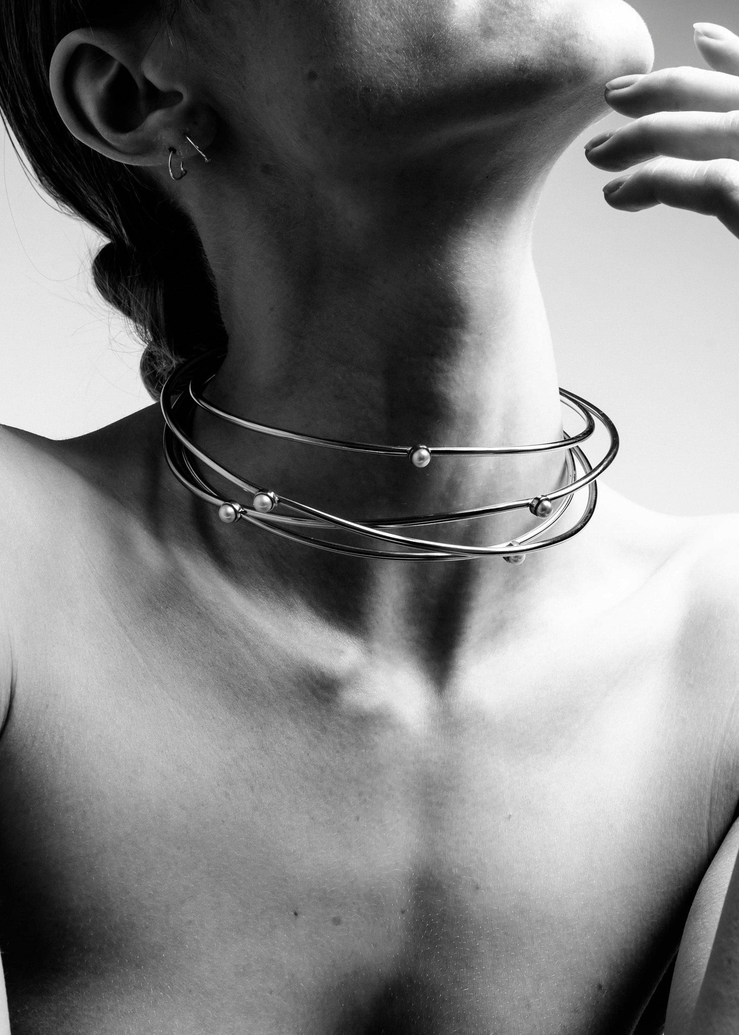 Pearled Choker Maxi - Sample - 1