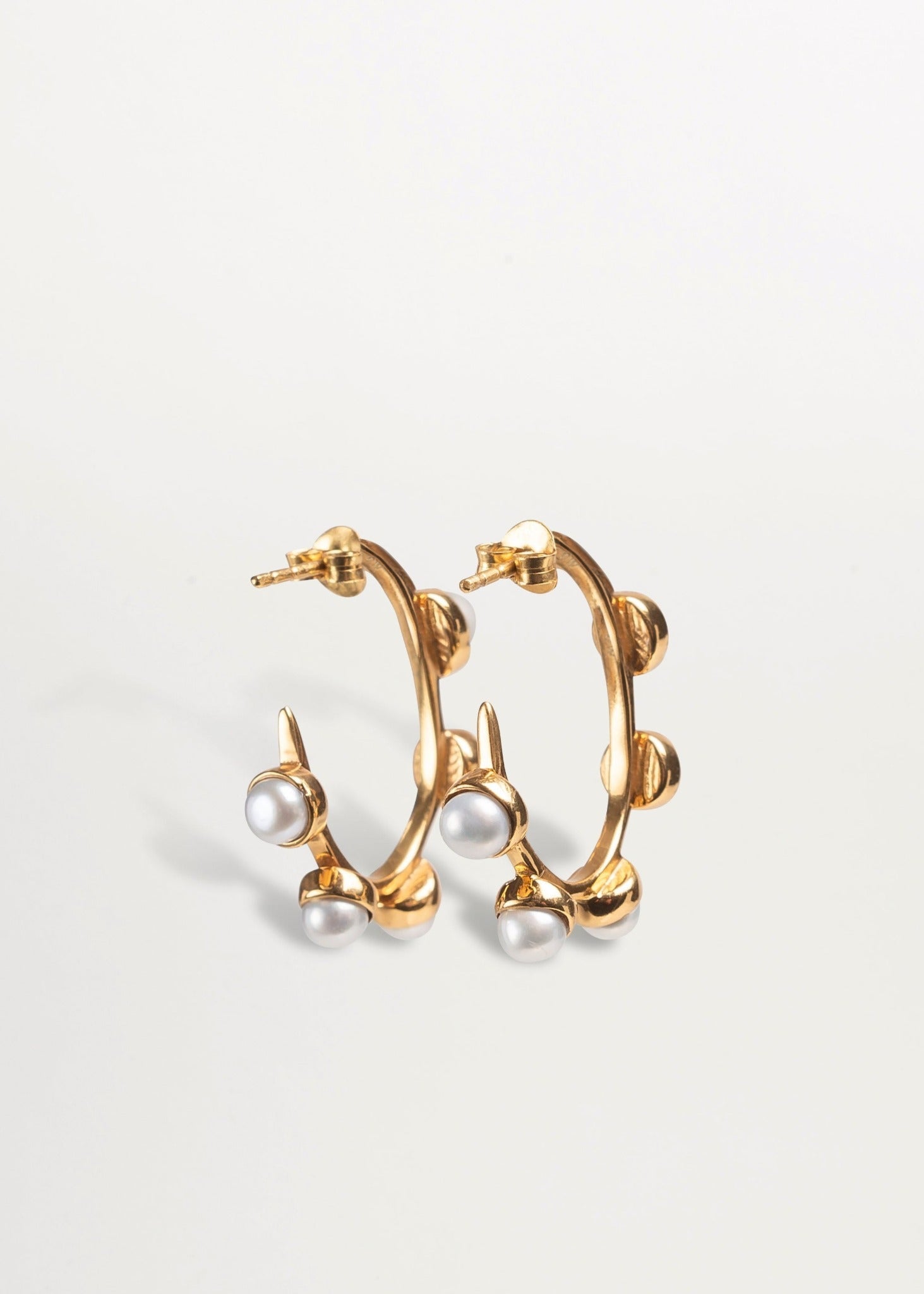 Pearled Hoop Earring Small Cornelia Webb Earrings
