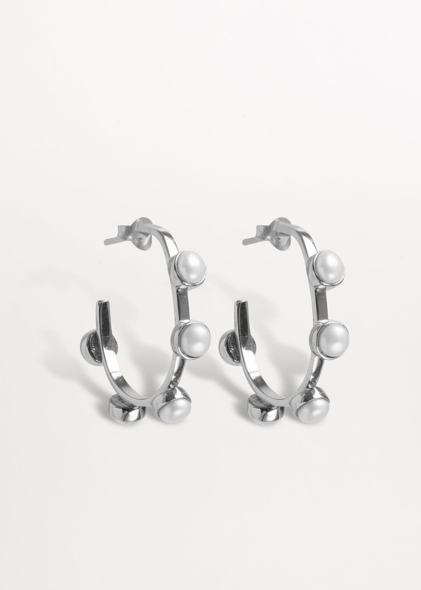Pearled Hoop Earring Small Cornelia Webb Earrings