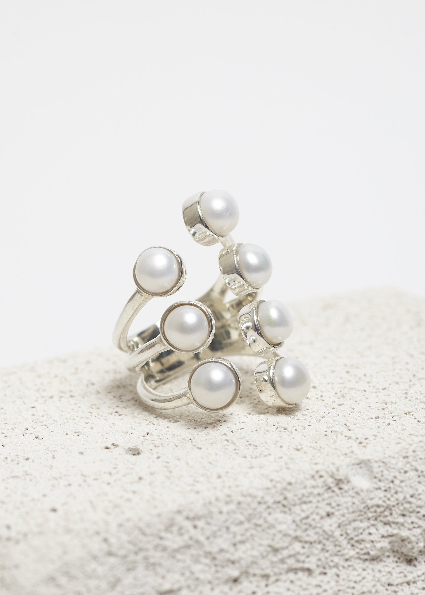 Pearled Open Ring XLarge Cornelia Webb Ring