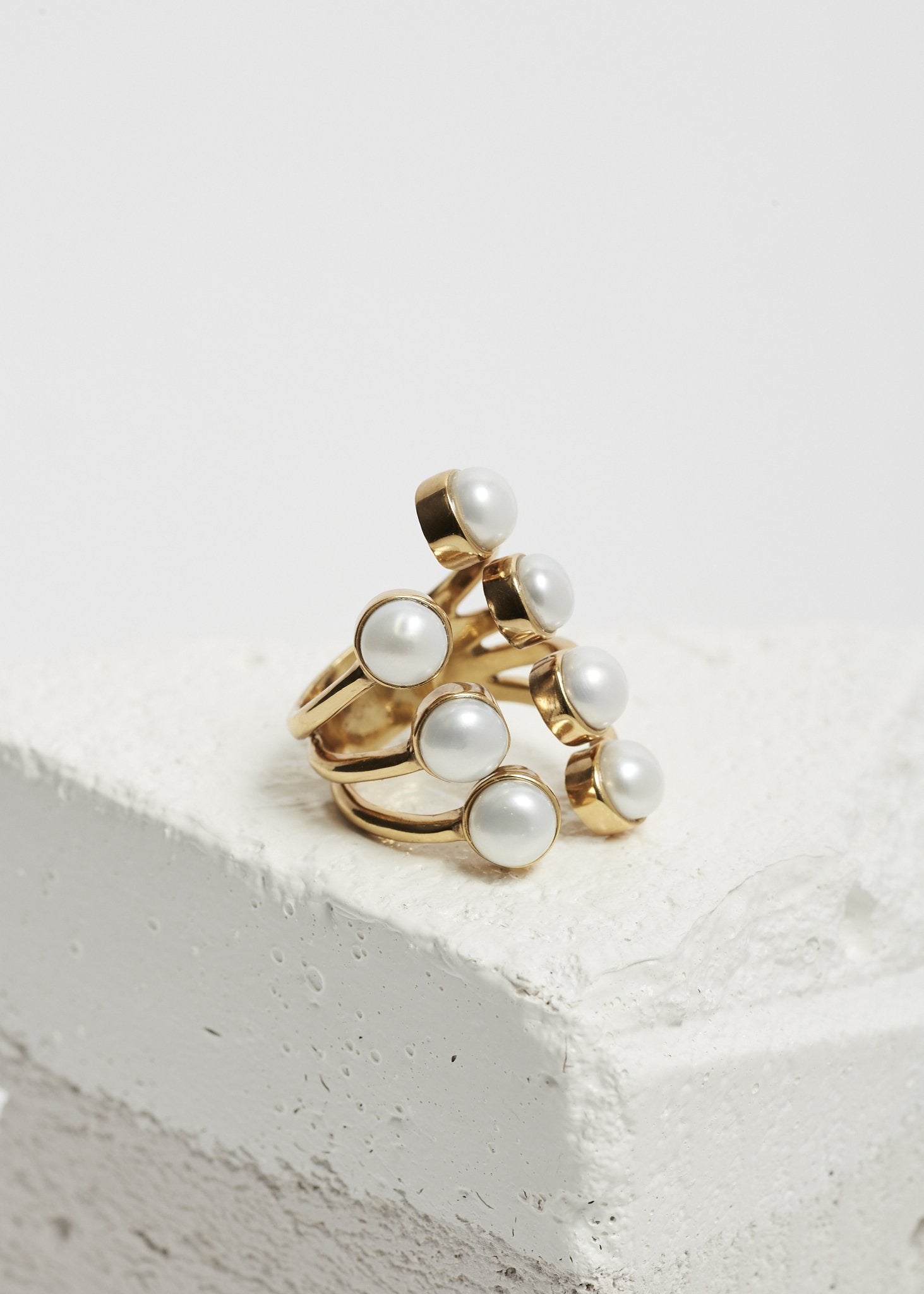 Pearled Open Ring XLarge Cornelia Webb Ring