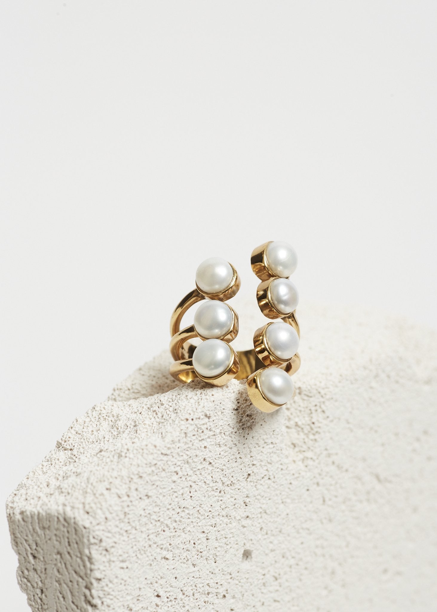 Pearled Open Ring XLarge Cornelia Webb Ring