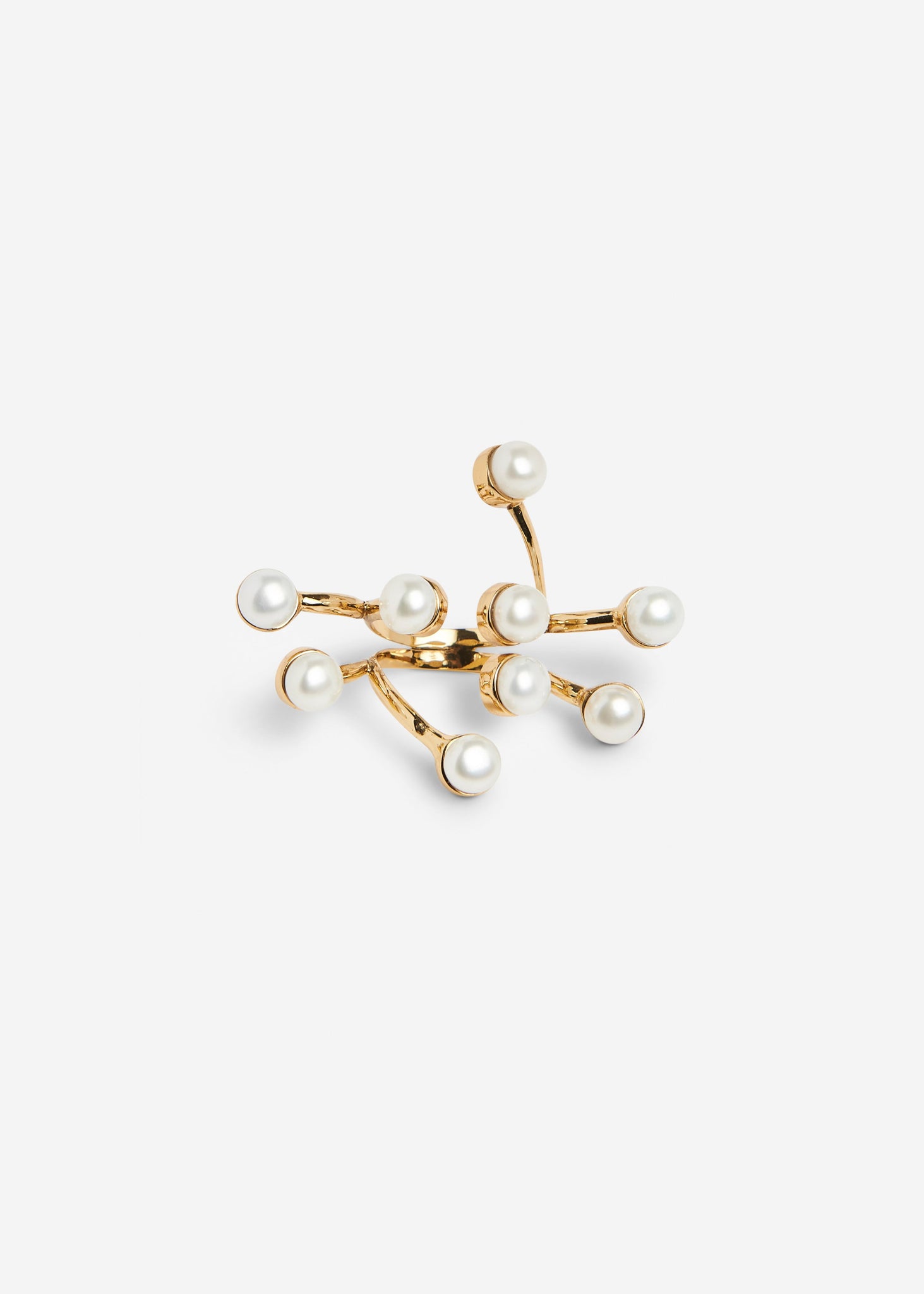 Pearled Open Ring XL - SALE - 1