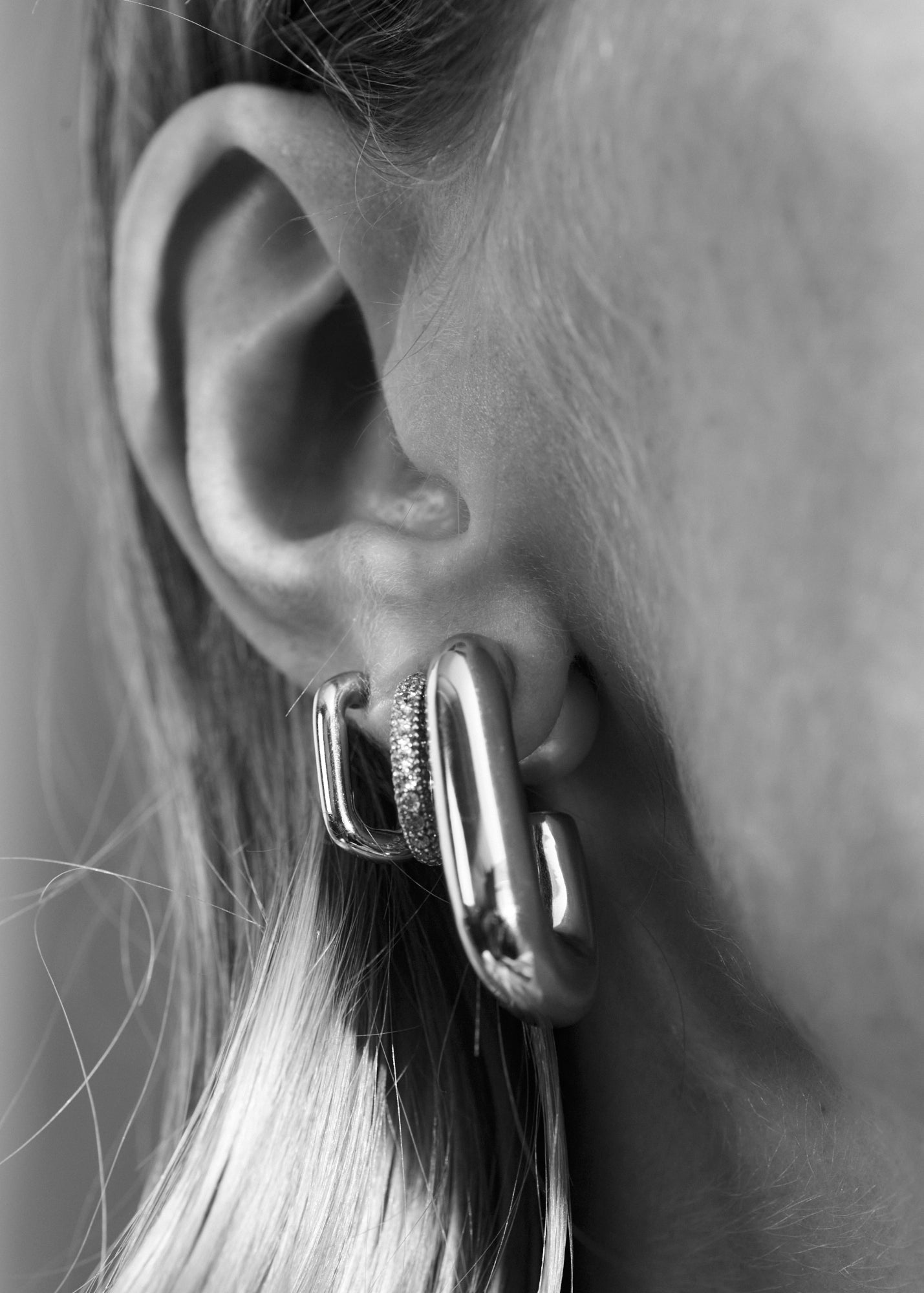 Piped Hoop Earring Midi - Cornelia Webb - 2