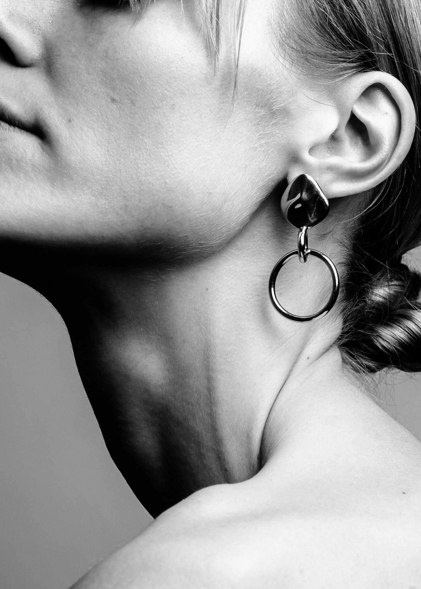 RENTAL - MOLDED ORGANIC DROP EARRING S / ICON CW - Rental