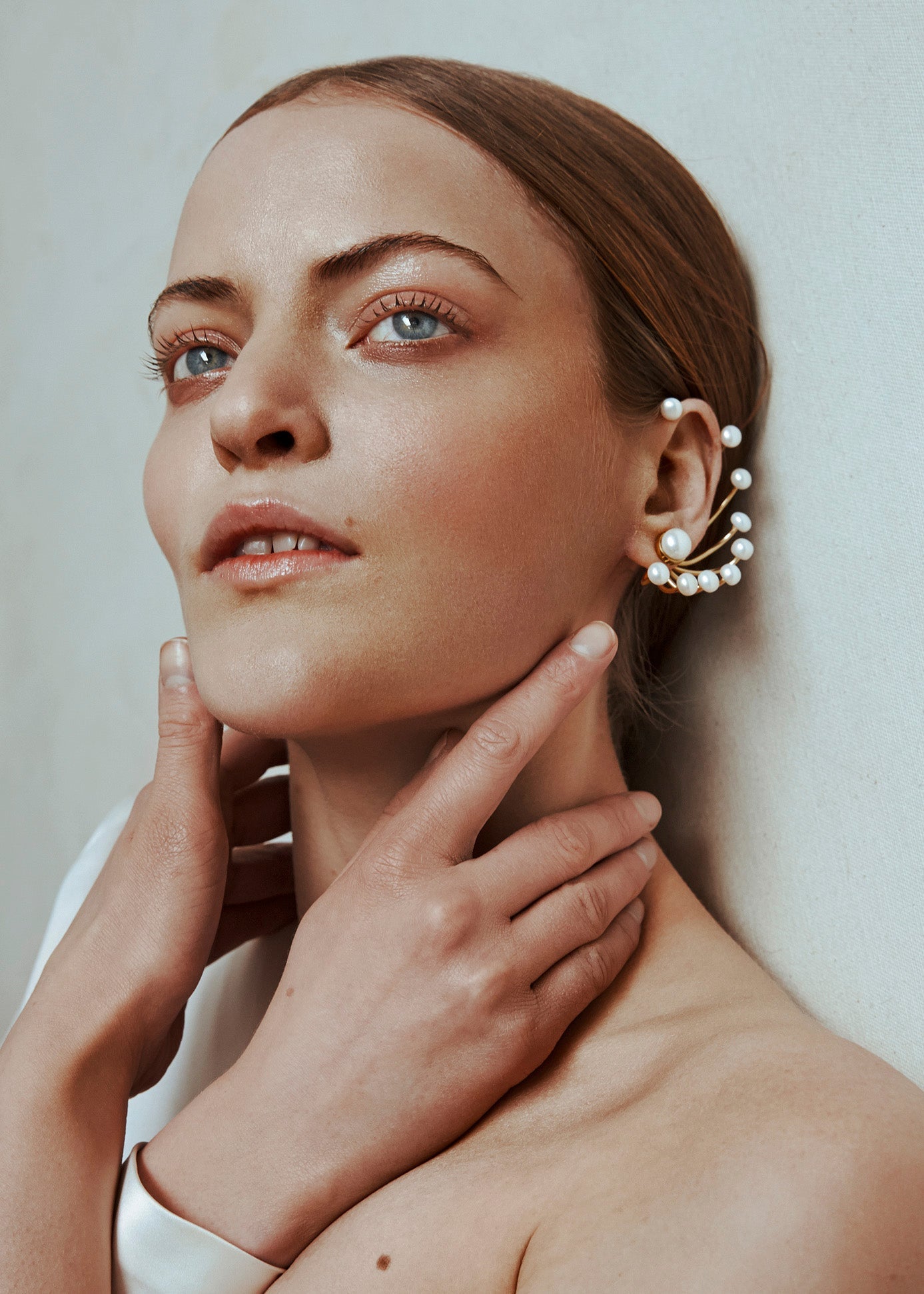 Rental - Bridal pearl spider earring CW - Rental Earrings
