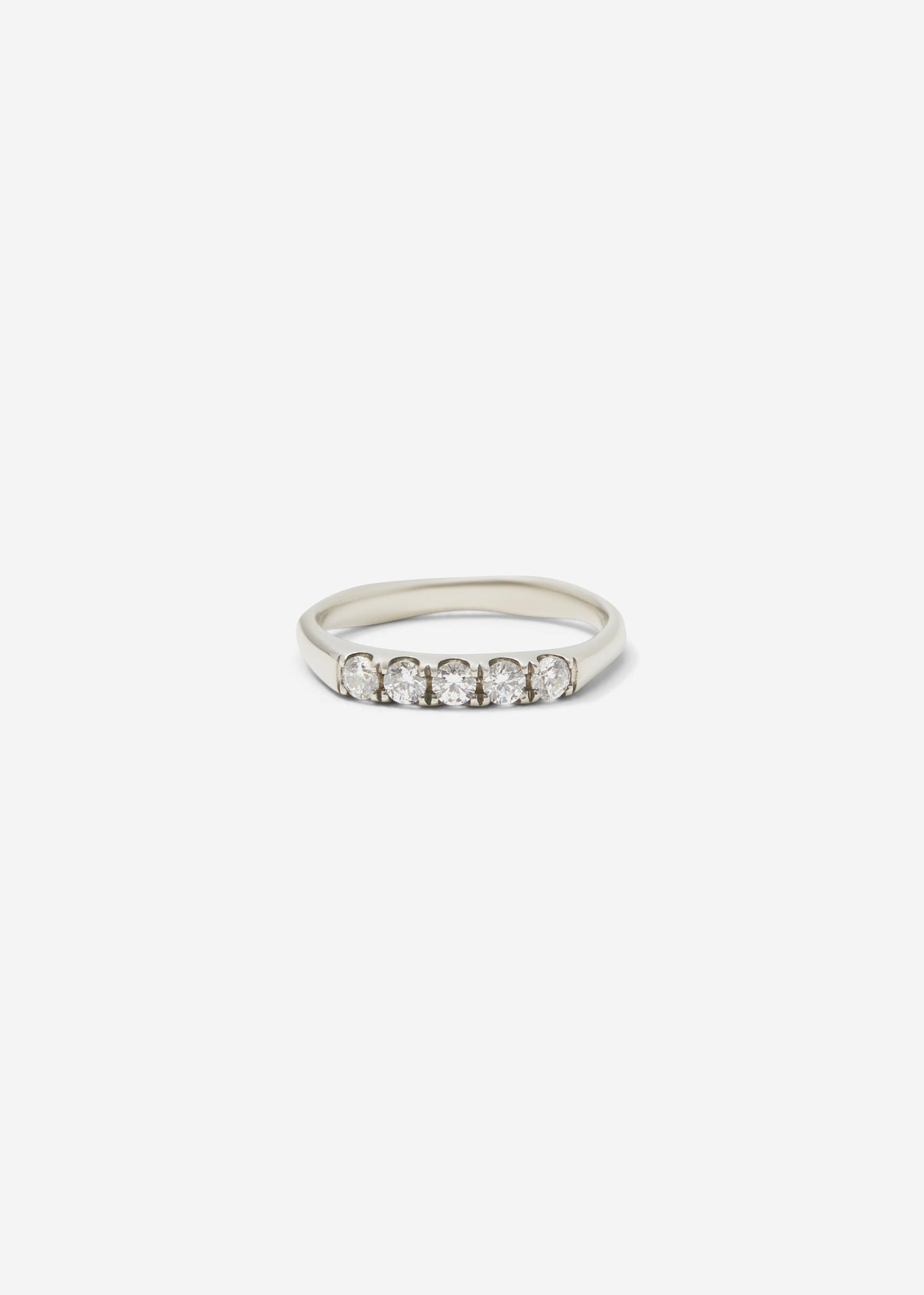 Scallop Set 1/4 Eternity Band 0.06 ct - Rings - Customised - 1