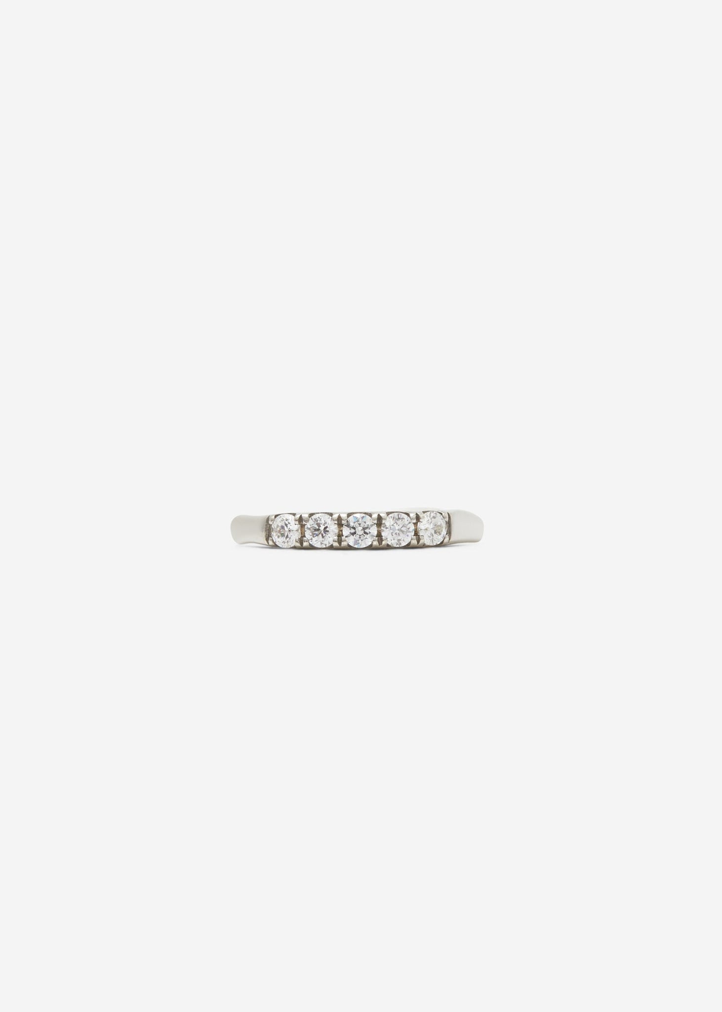 Scallop Set 1/4 Eternity Band 0.06 ct - Rings - Customised - 6