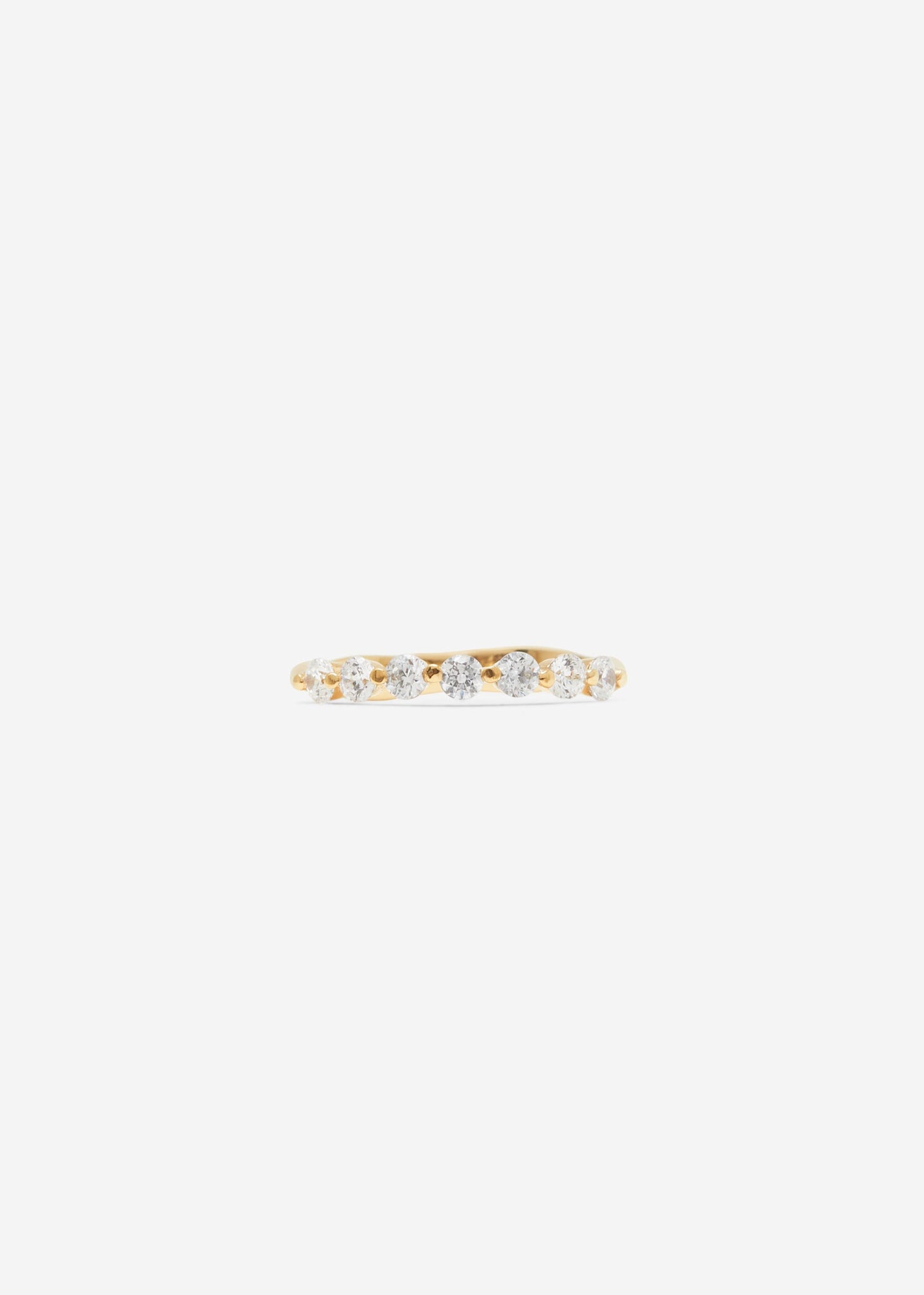 Shared Prong Set 1/3 Eternity Band 0.08 ct - Rings - Customised - 6