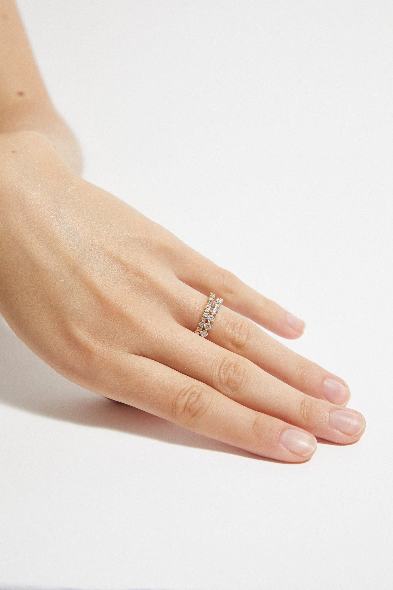 Shared Prong Set 1/3 Eternity Band 0.08 ct - Rings - Customised - 6
