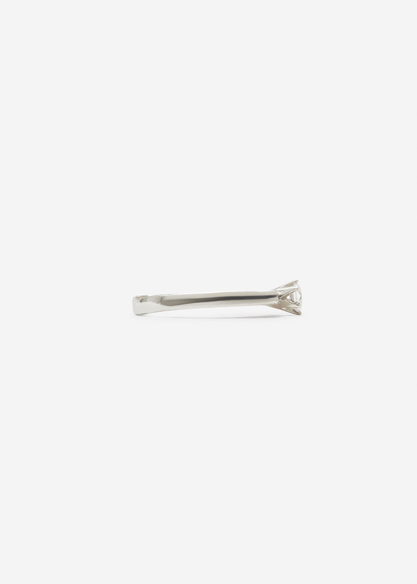 Slized Brilliant Cut Solitaire Ring Pavé 0.25 Ct - Rings - Customised - 3