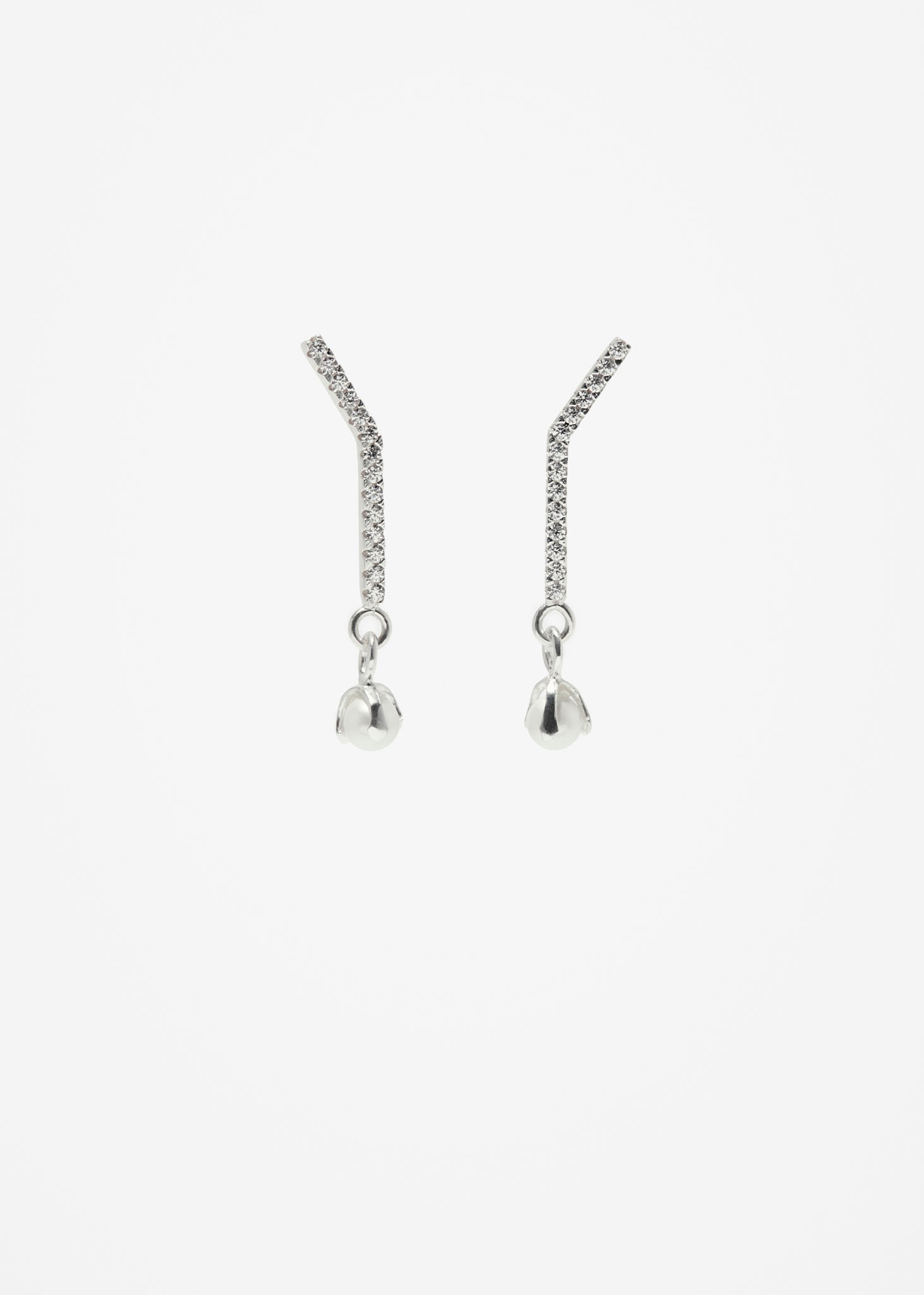 Slized Drop Earring | Pearl - Cornelia Webb - 1