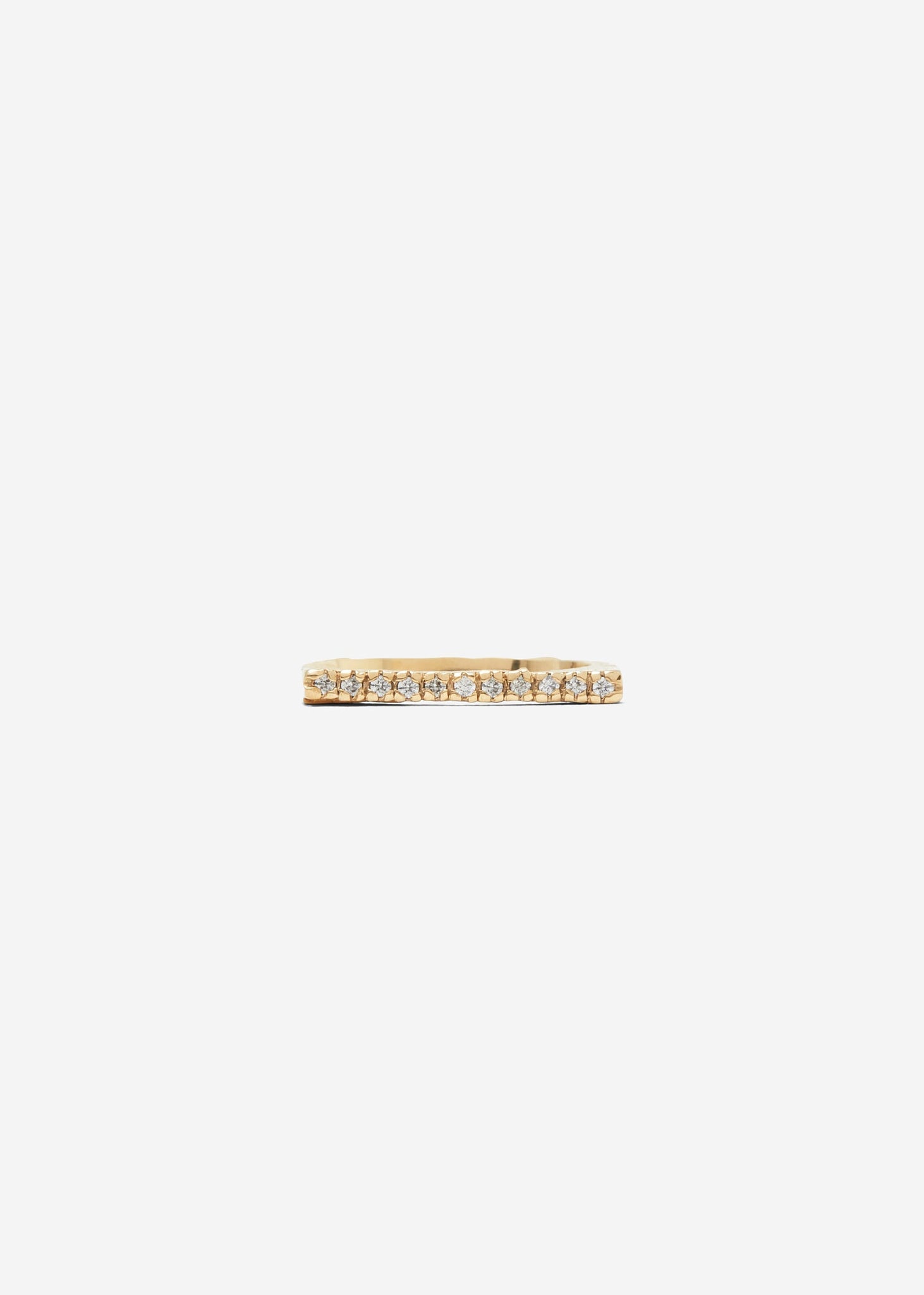 Slized Fishtail Set 1/3 Eternity Band 0,015 ct - Customised - 4