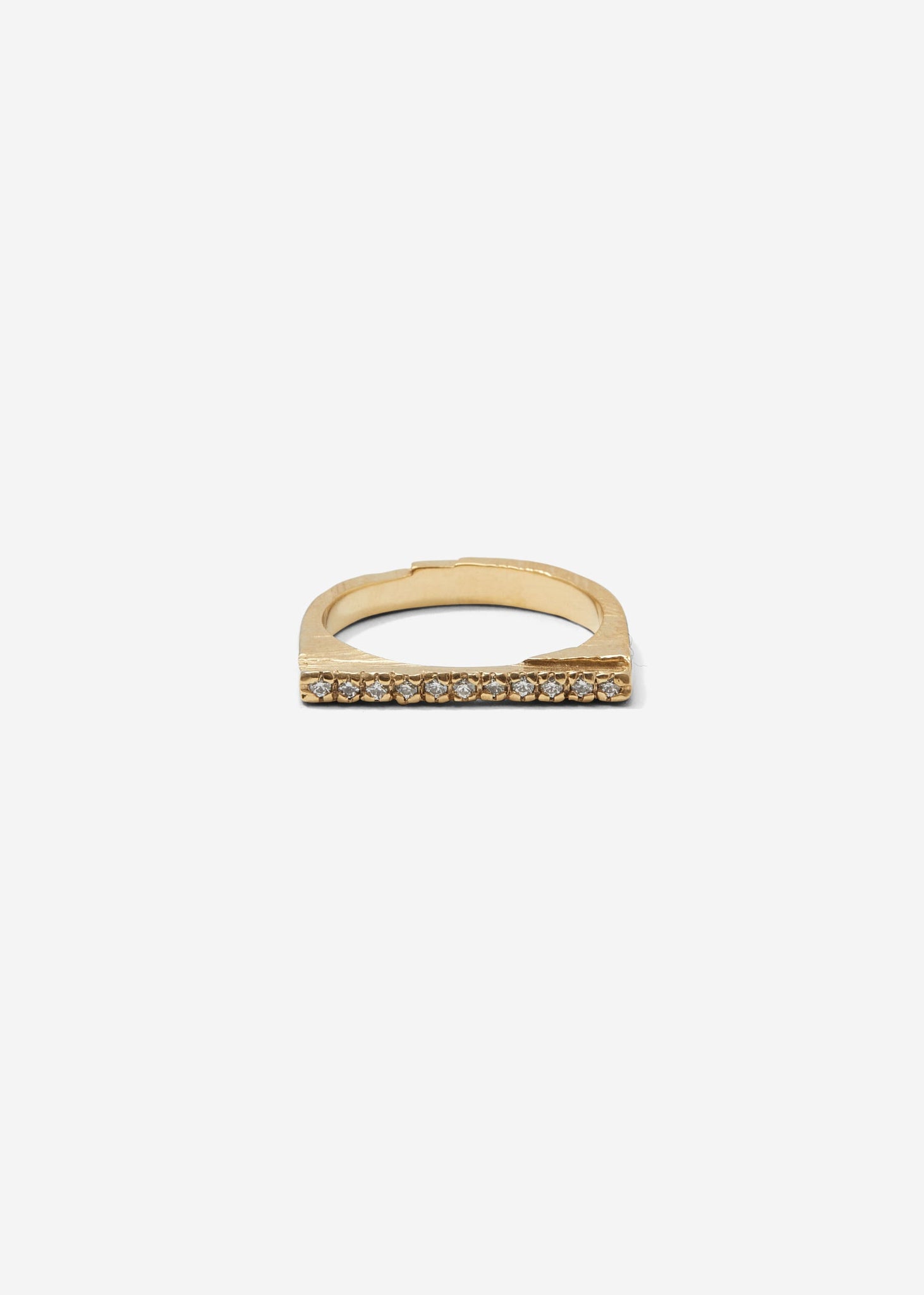Slized Fishtail Set 1/3 Eternity Band 0,015 ct - Customised - 1