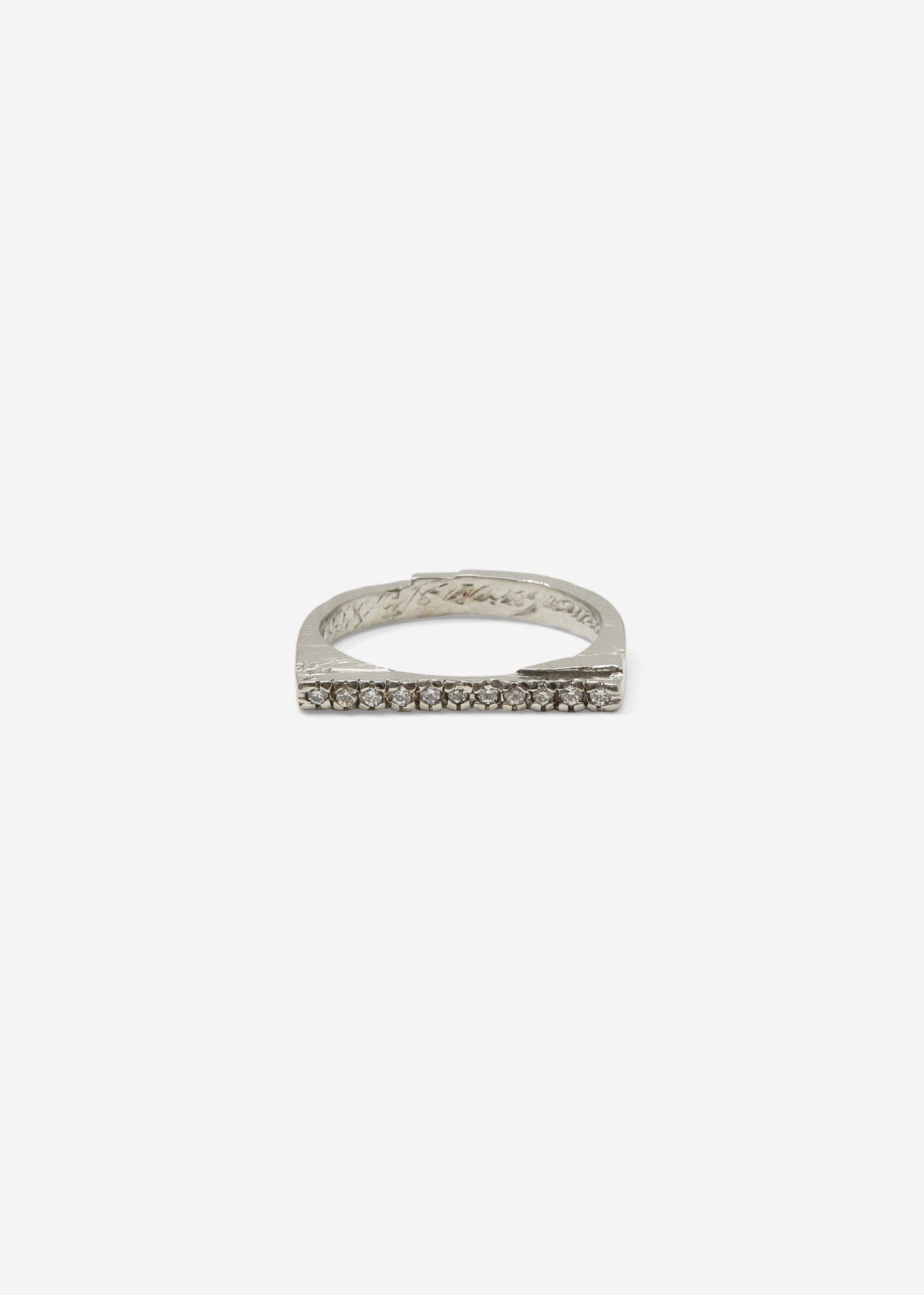 Slized Fishtail Set 1/3 Eternity Band 0,015 ct - Customised - 1
