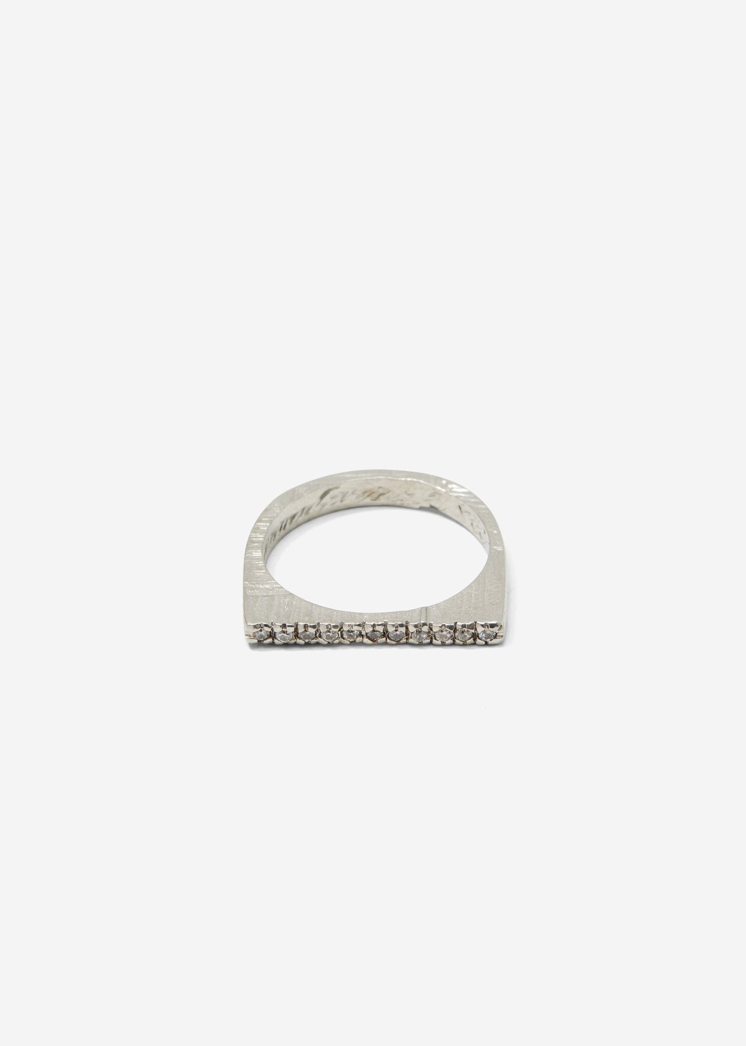 Slized Fishtail Set 1/3 Eternity Band 0,015 ct - Customised - 3