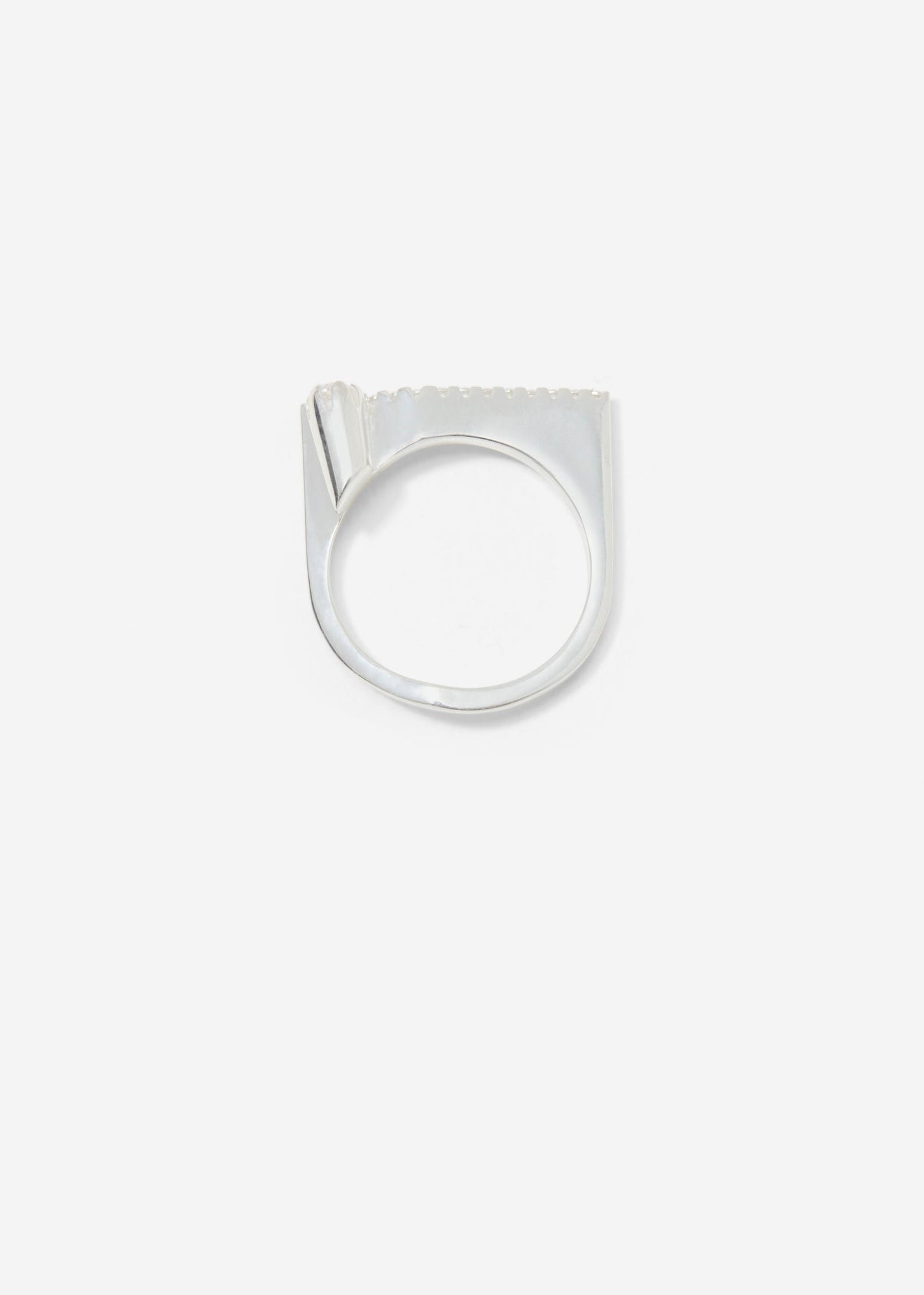 Slized Ring Floating | White - Rings - Cornelia Webb - 5
