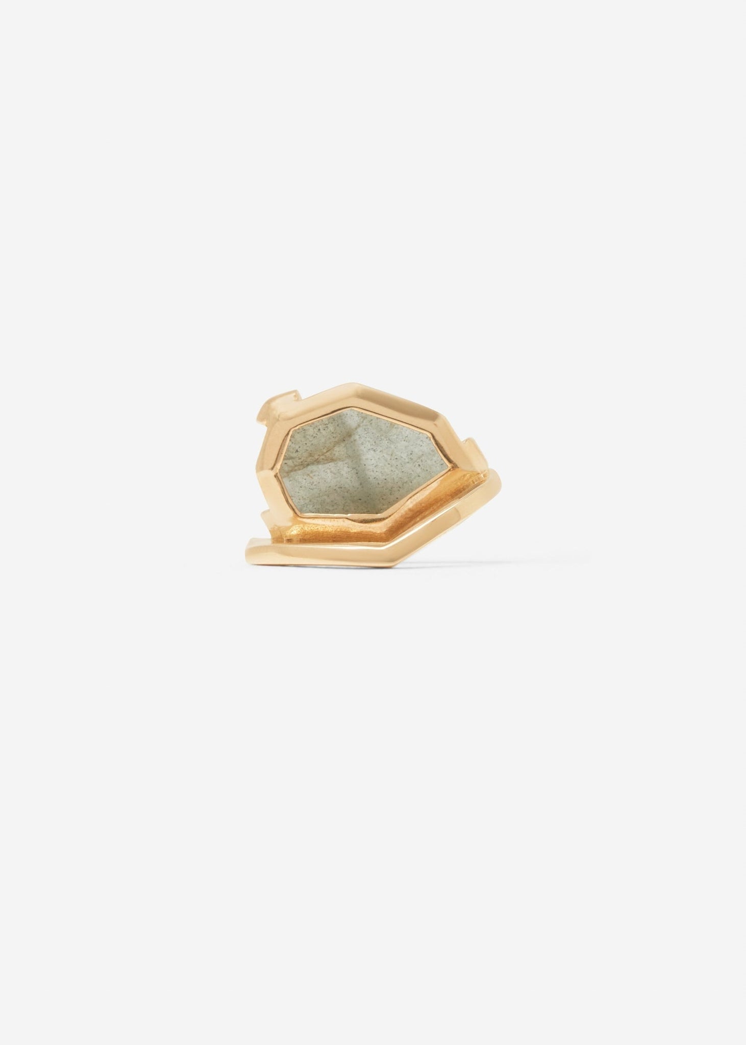 Slized Ring Maxi | Labradorite 18k gold - Customised 3