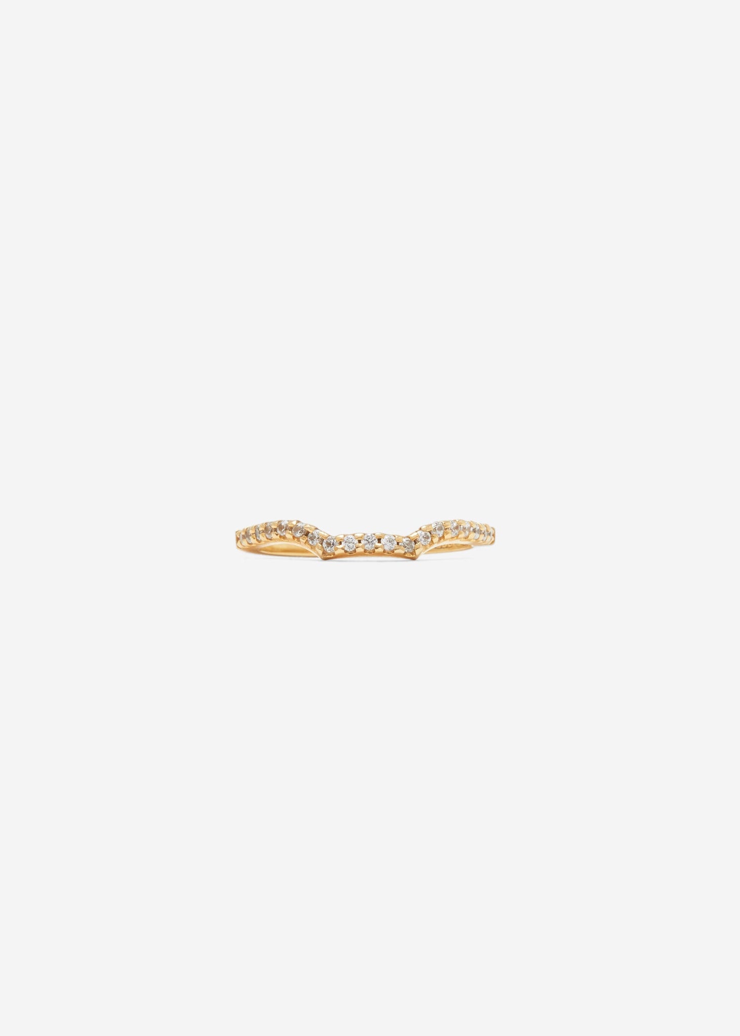 Slized Scallop Set Half Eternity Band 0.01 ct - Customised - 1