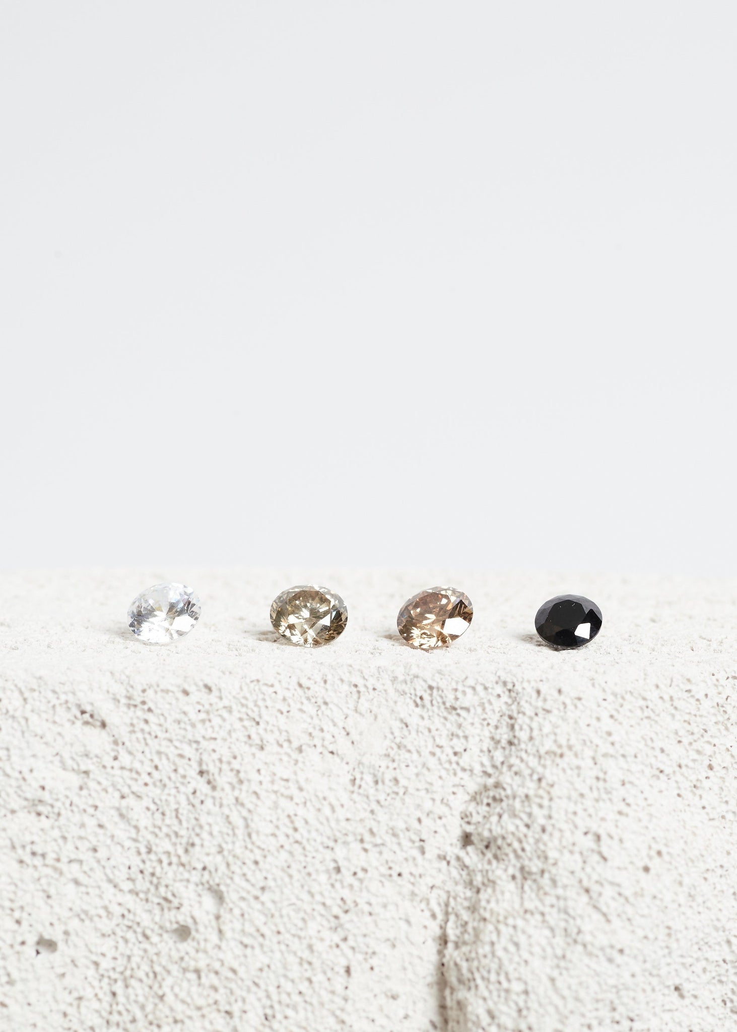 Angular Half Eternity Ring - White Gold Customised Ring