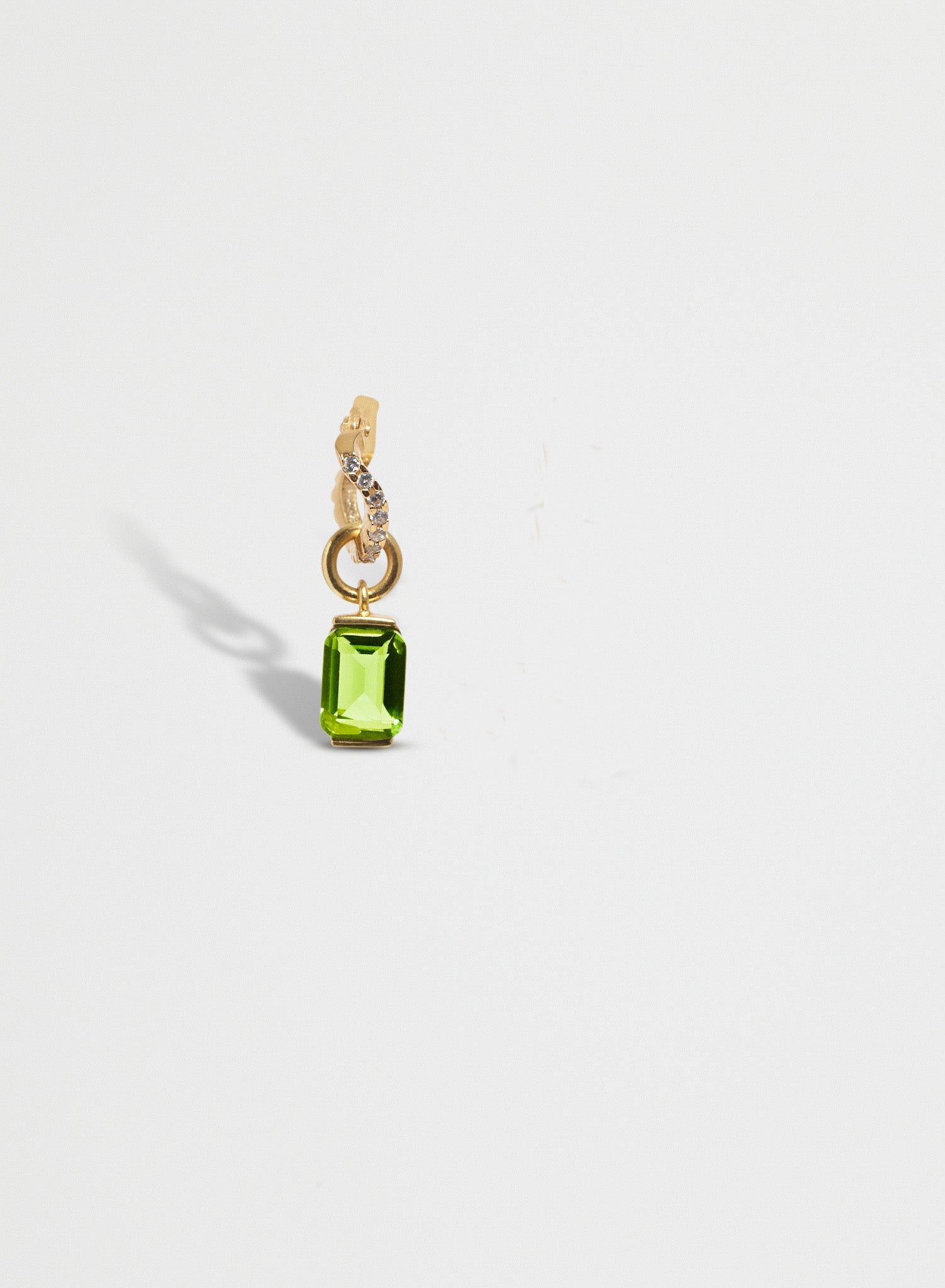 Distorted Stone Drop Earring - Sky Blue Topaz