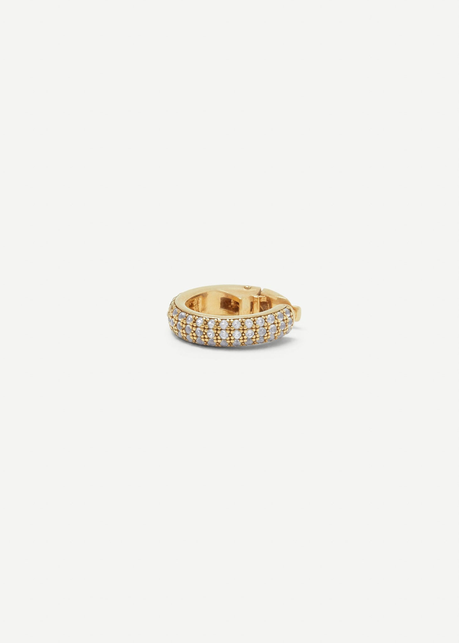 Stoned Ear Cuff Mini | White - Earrings - Cornelia Webb - 3