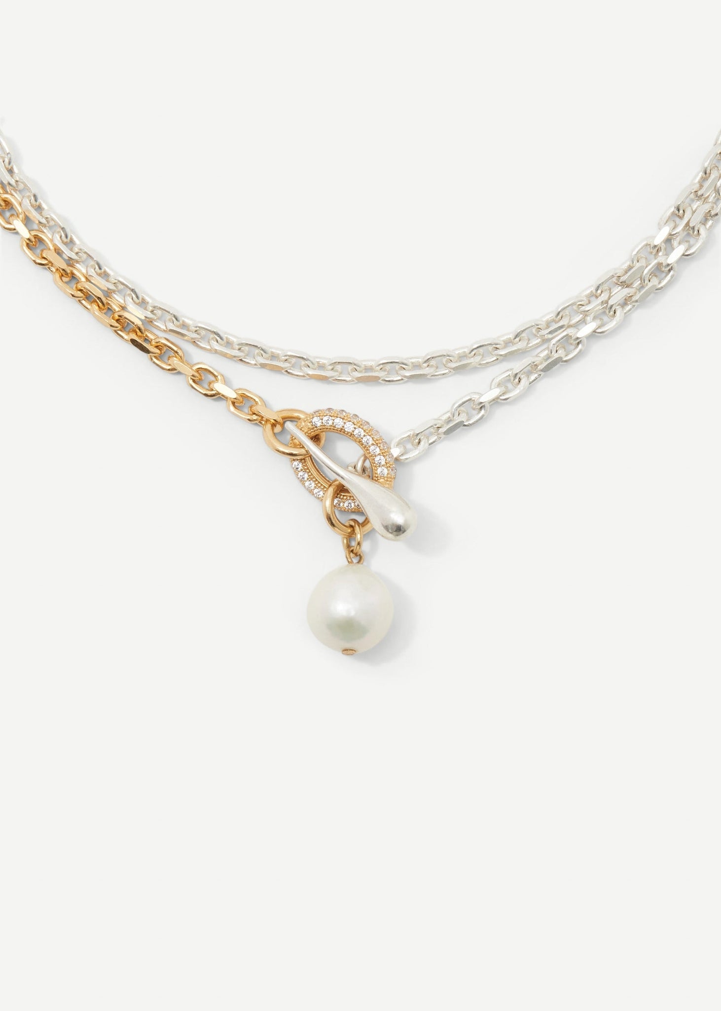 Stoned Lariat Necklace - Necklaces - Cornelia Webb - 1
