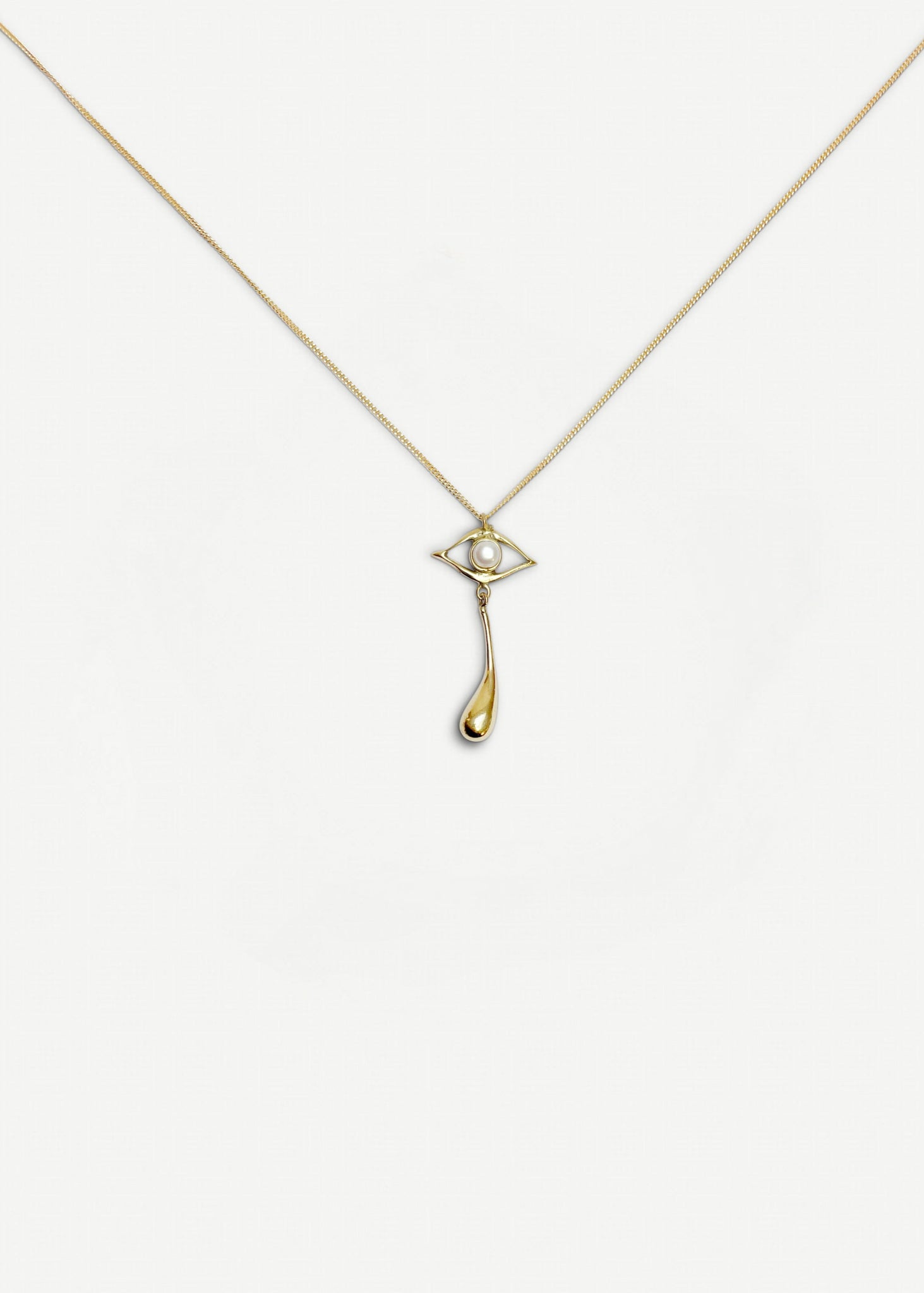 Teary eye Necklace | Gold - Sample - 1