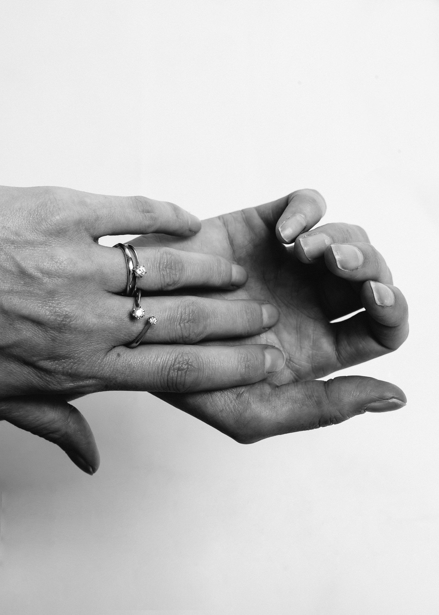 Molded Flexitaire Ring Polished - White Gold Cornelia Webb Ring