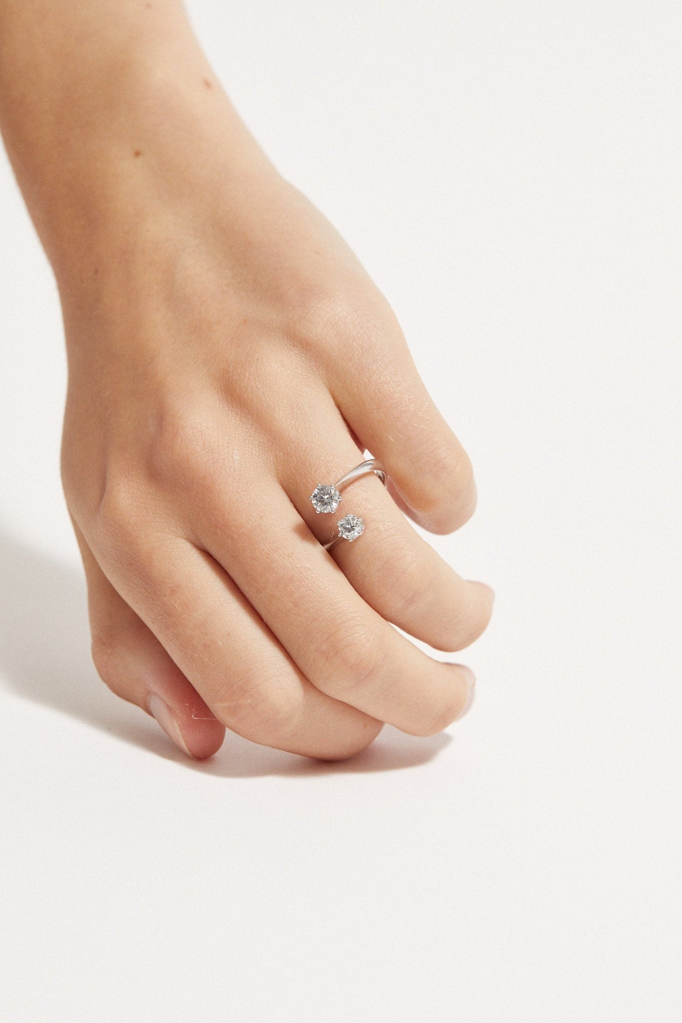 Toi et Moi Flexitaire Ring - Customised - 2