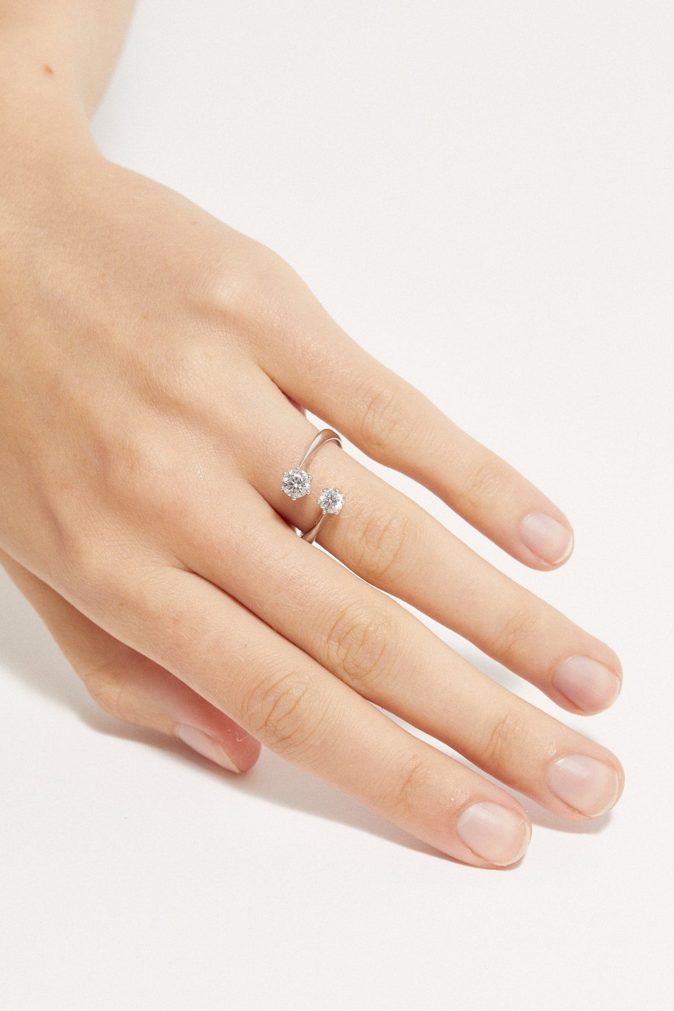 Toi et Moi Flexitaire Ring - Customised - 5