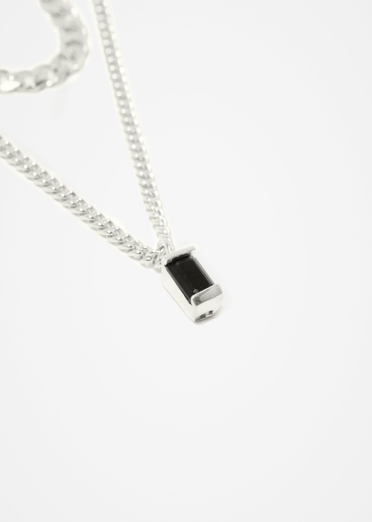 Warped Double Necklace | Onyx - Cornelia Webb - 5