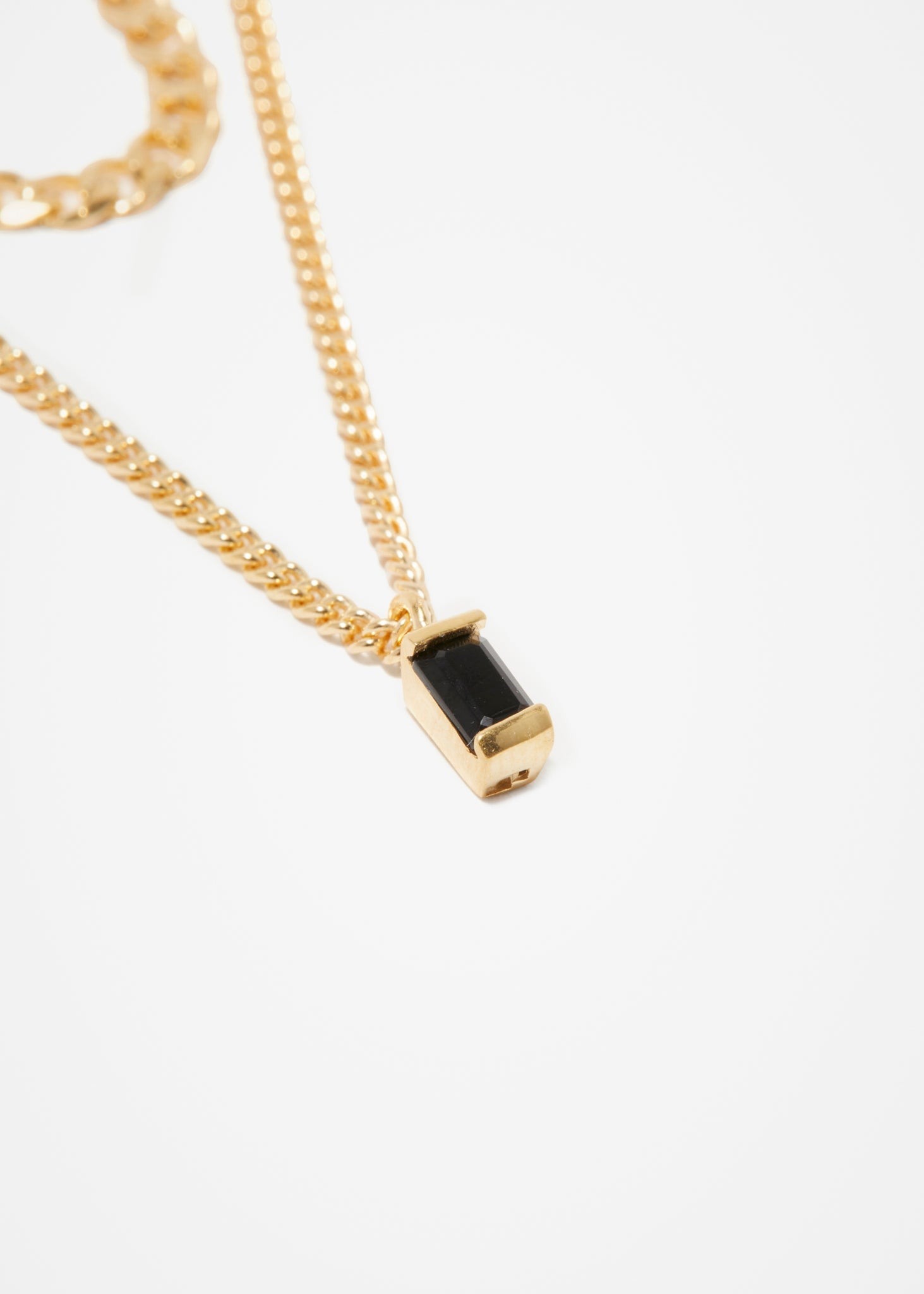 Warped Double Necklace | Onyx - Cornelia Webb - 2