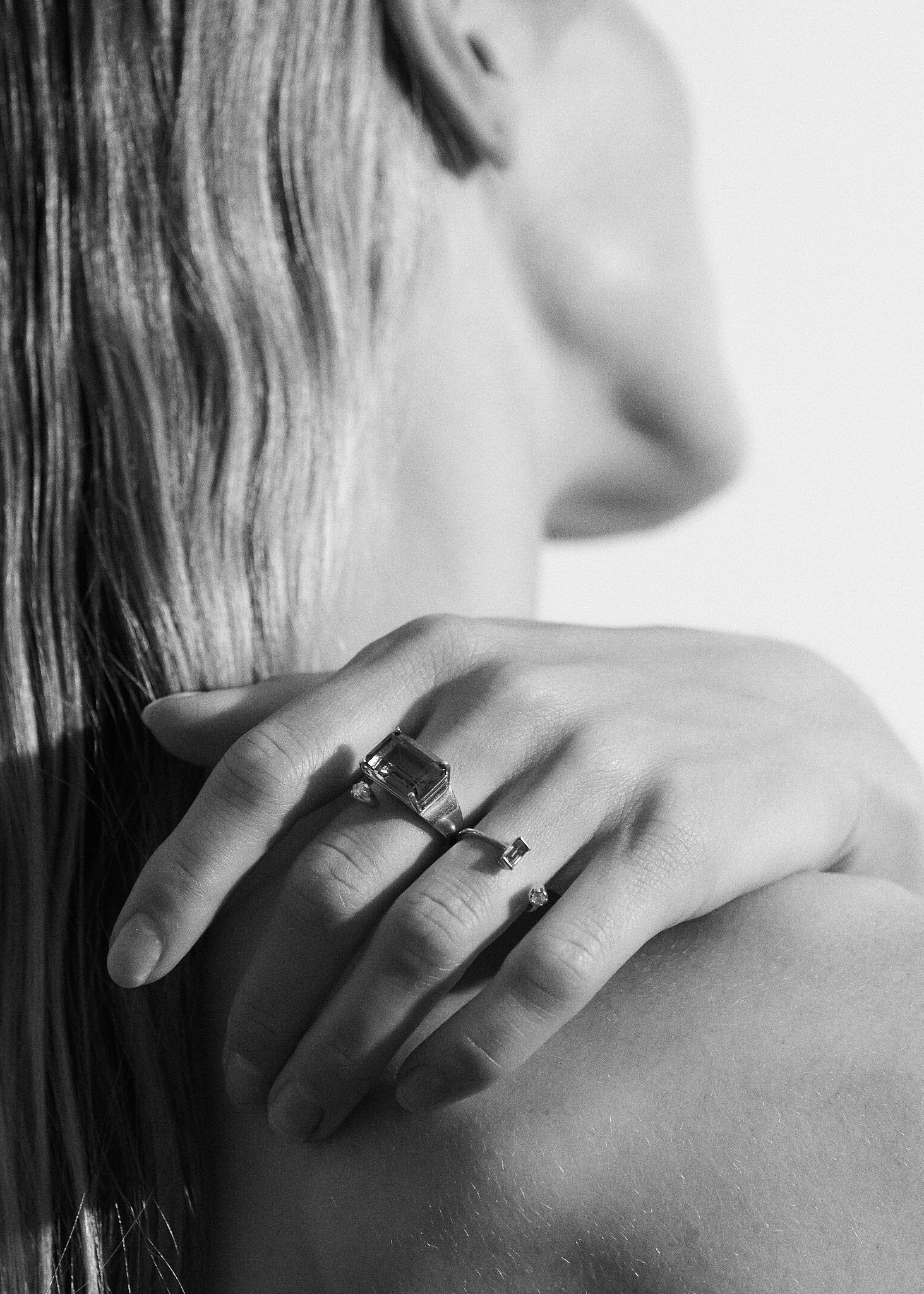 Warped Duo Baguette Ring Cornelia Webb Ring